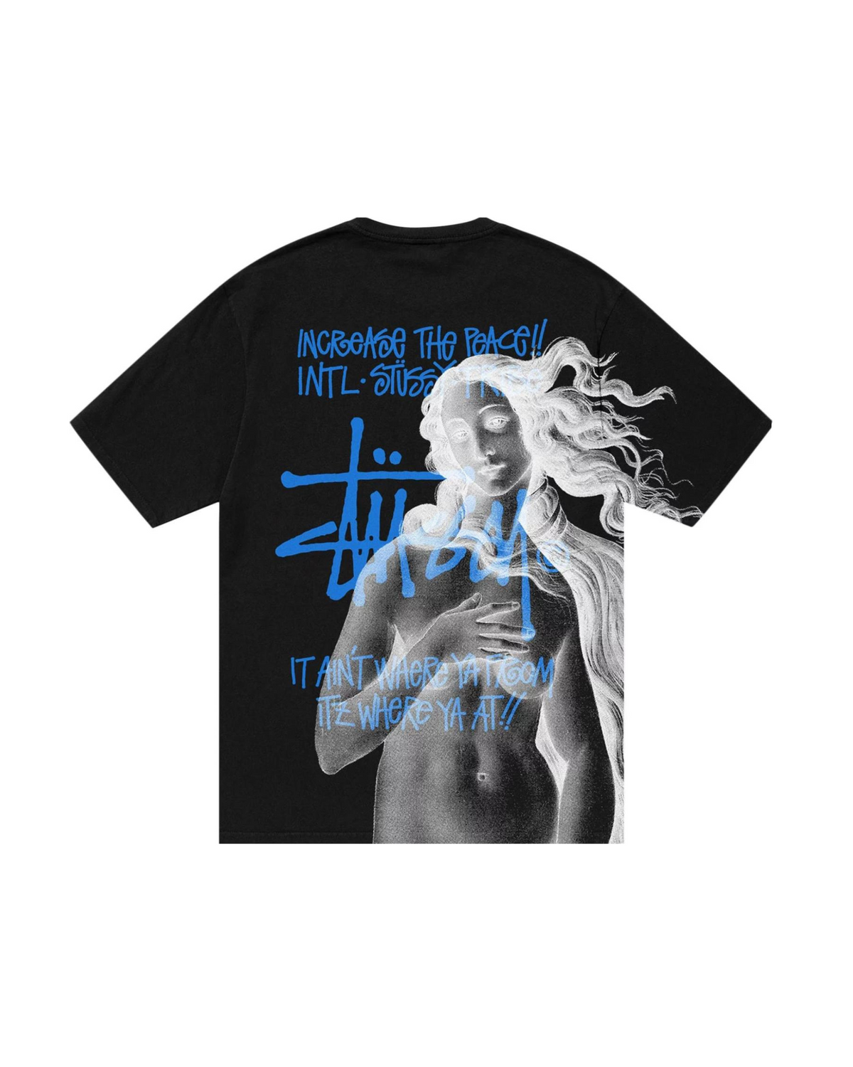 トップス JUNYA Stussy Venus T-Shirt Tees Lsize Stussy Pigment Dyed Venus Tee Black | STREET BILL