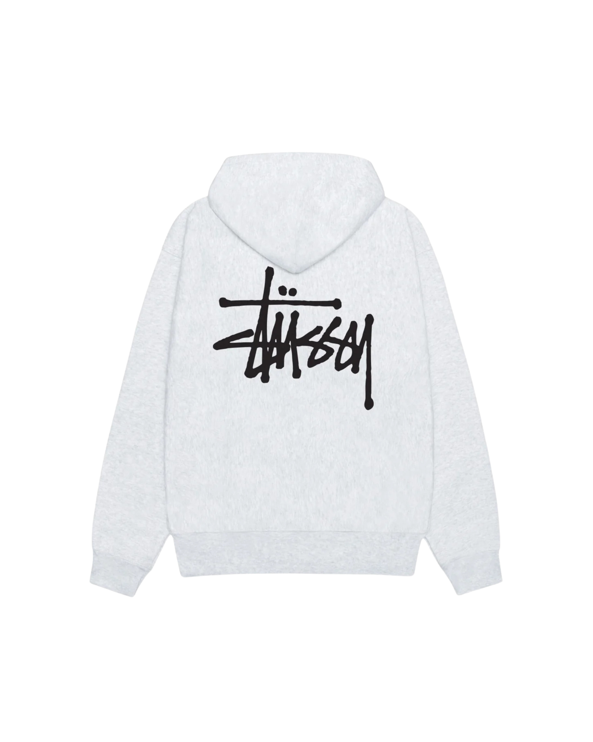 Stüssy Basic Hoodie Ash Heather