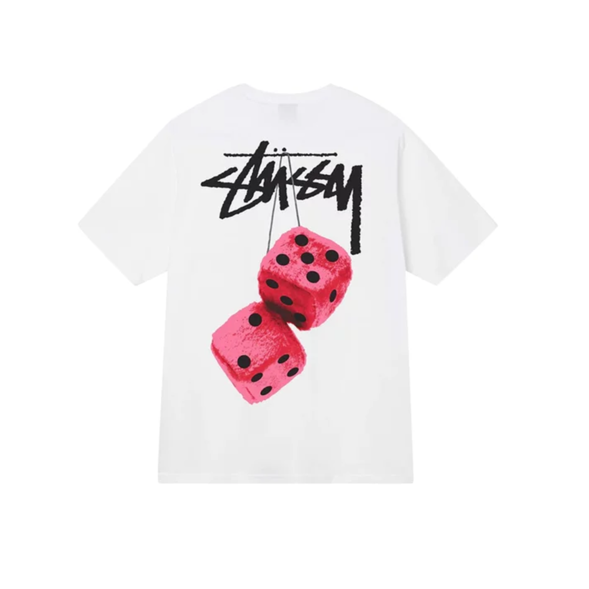 Stüssy Fuzzy Dice T-shirt White