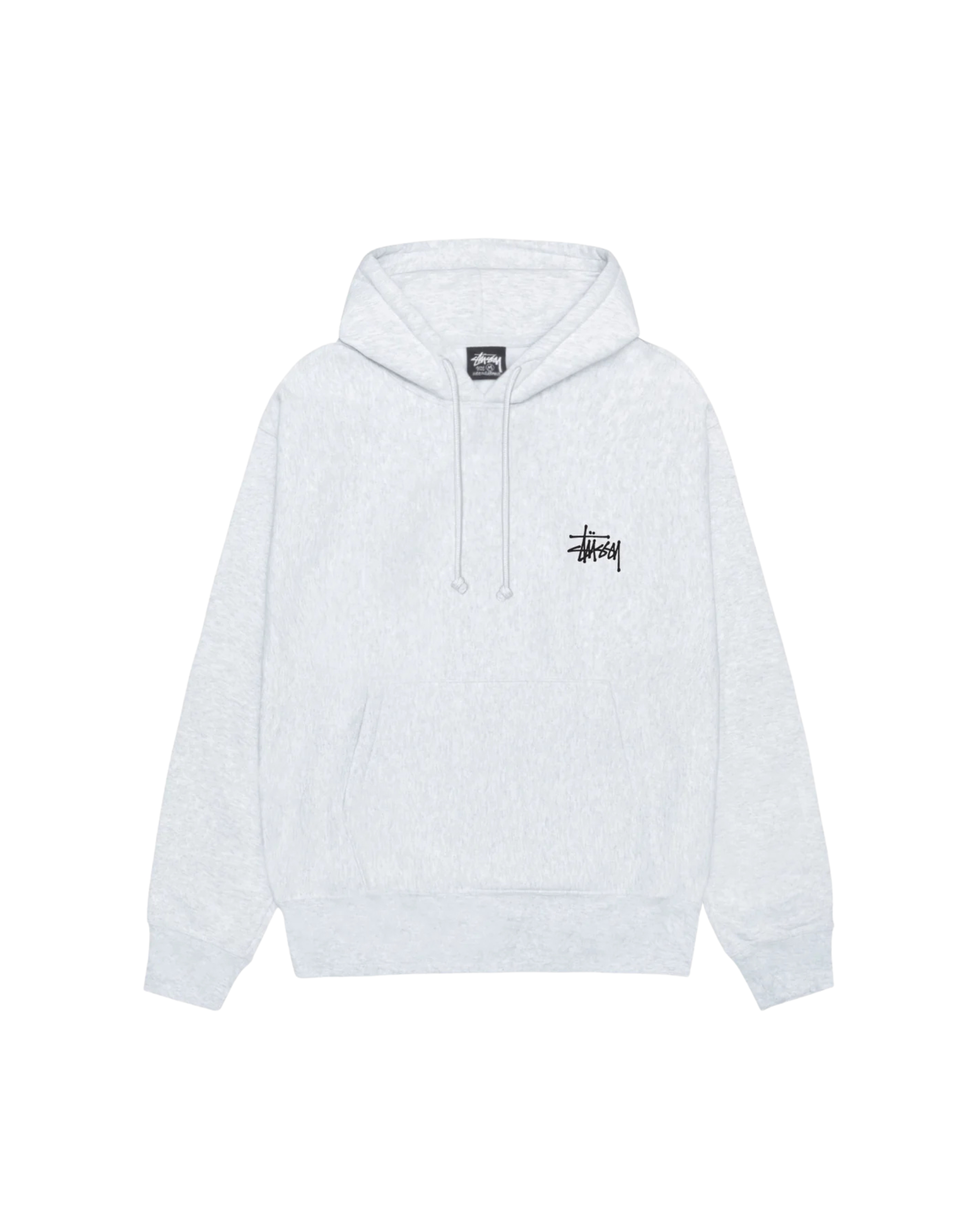 Stüssy Basic Hoodie Ash Heather
