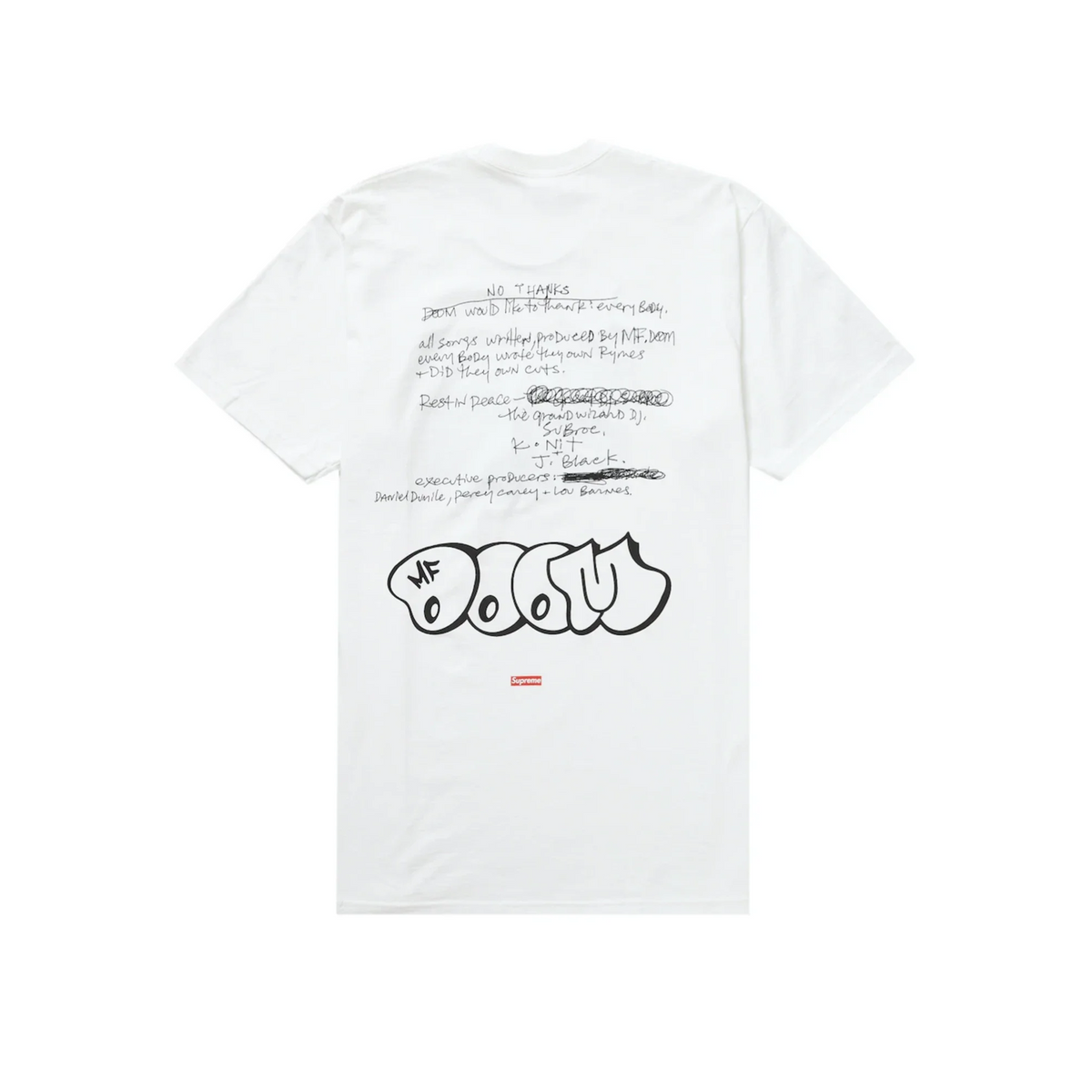 Supreme MF DOOM T-shirt "White"
