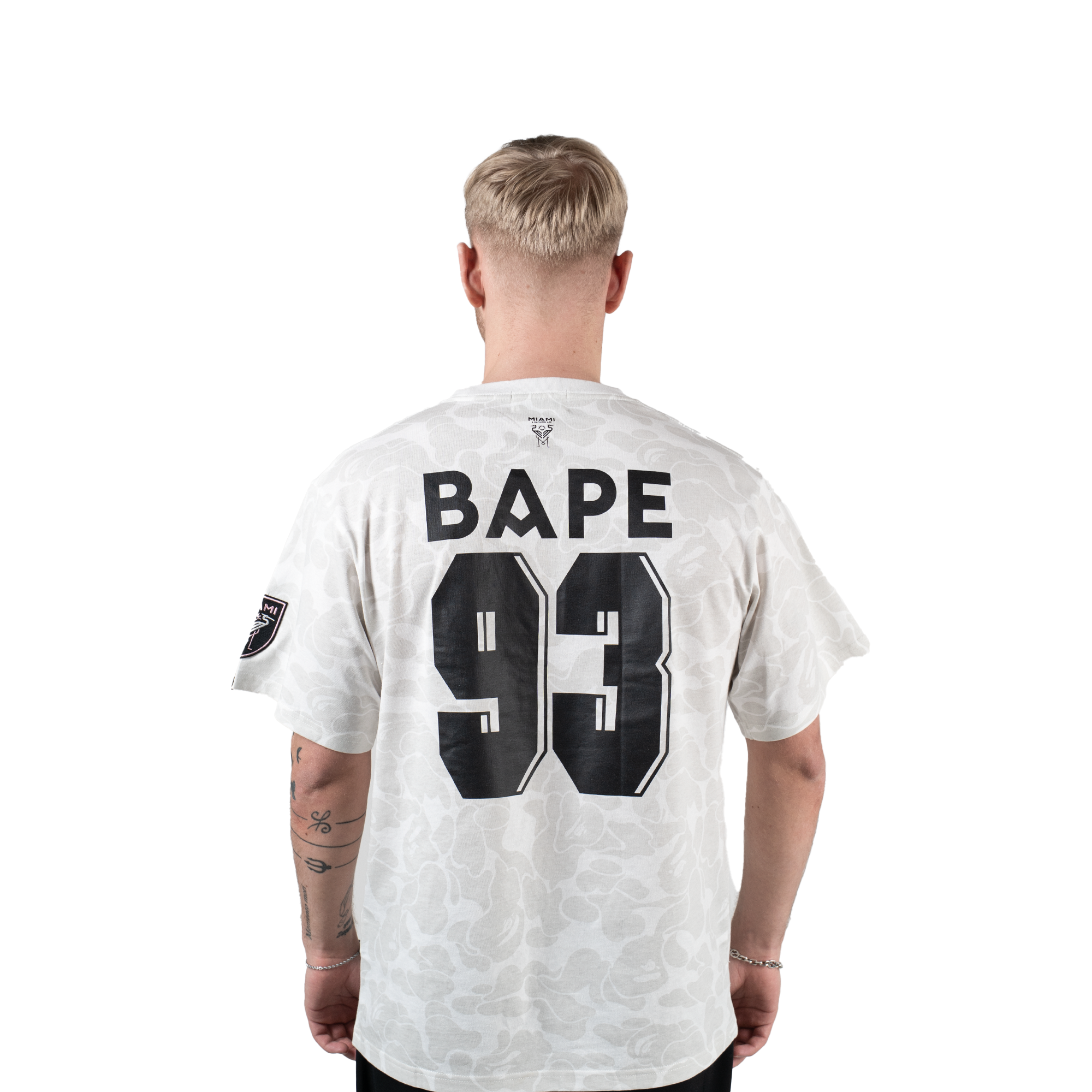 Bape x Inter Miami CF Camo T shirt White