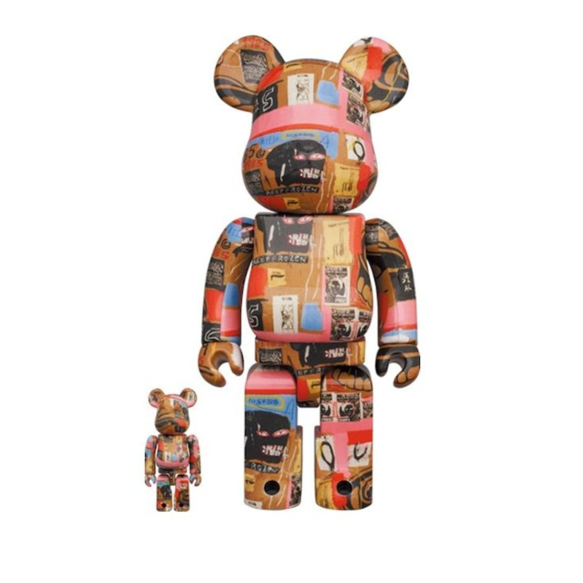 Bearbrick Andy Warhol x JEAN-MICHEL BASQUIAT