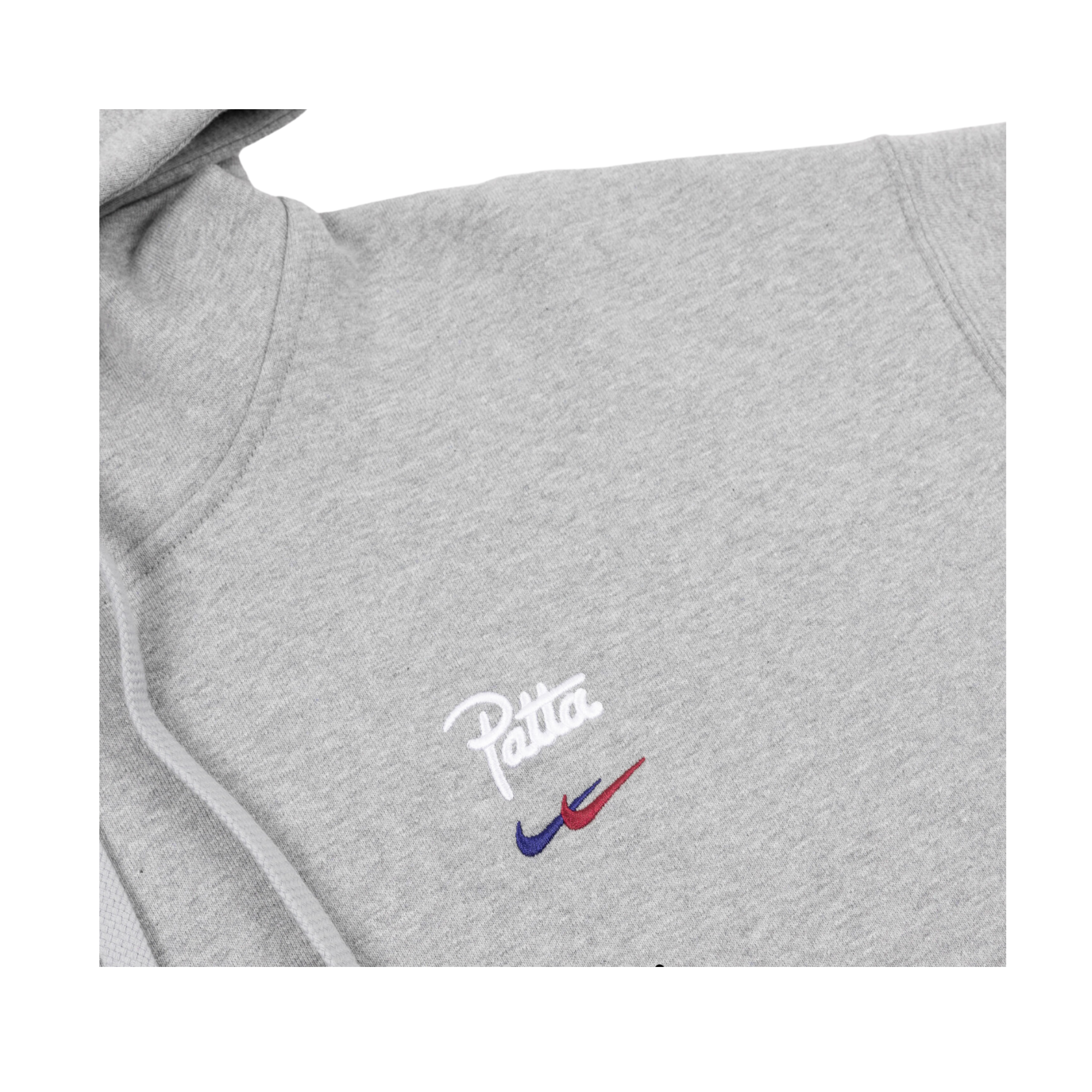 FCB X Patta Hoodie grey logo