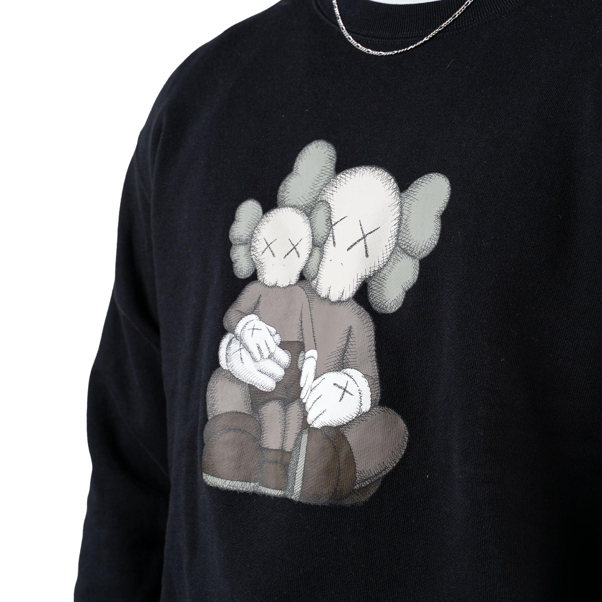 KAWS x Uniqlo Longsleeve Sweatshirt Black
