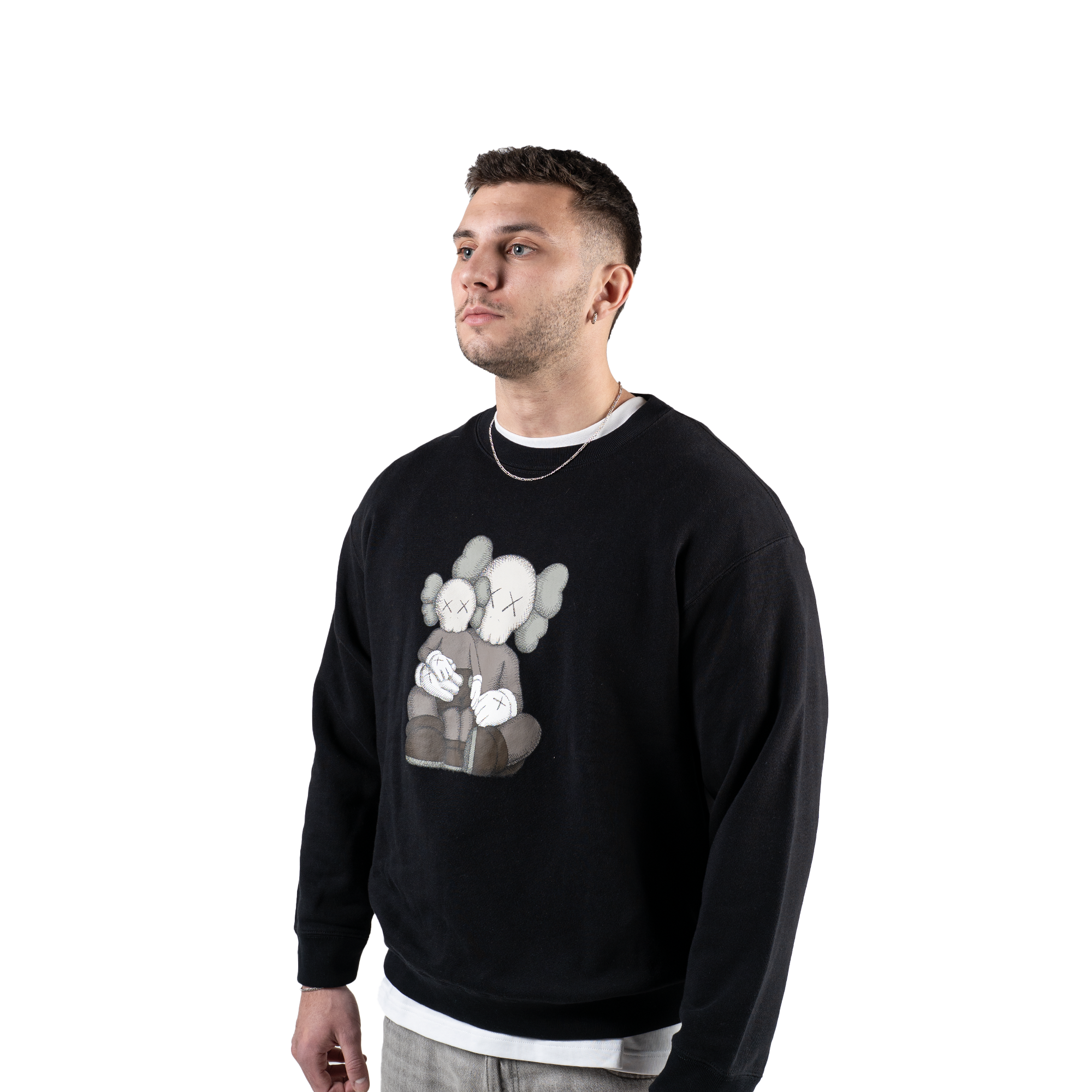 KAWS x Uniqlo Longsleeve Sweatshirt Black