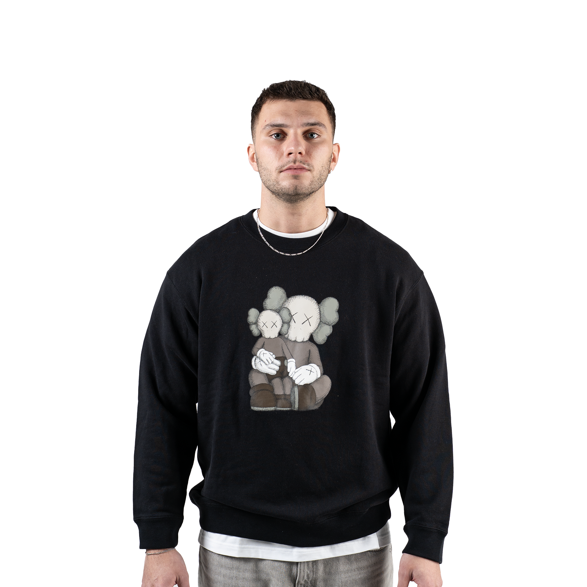 KAWS x Uniqlo Longsleeve Sweatshirt Black