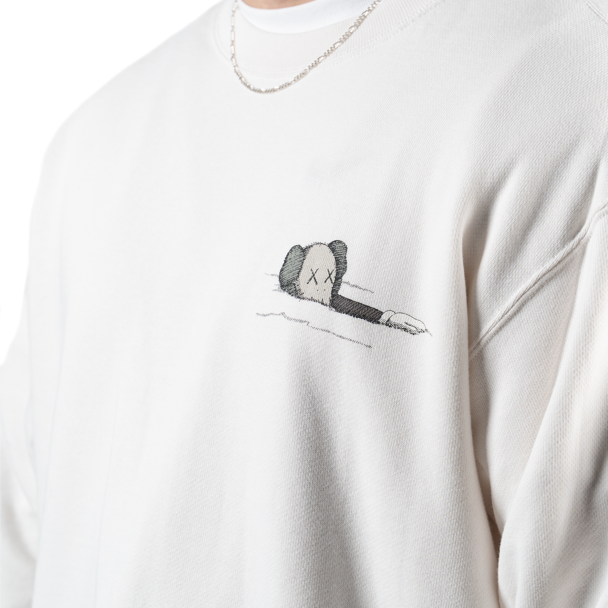 KAWS x Uniqlo Long sleeve Sweatshirt Off White