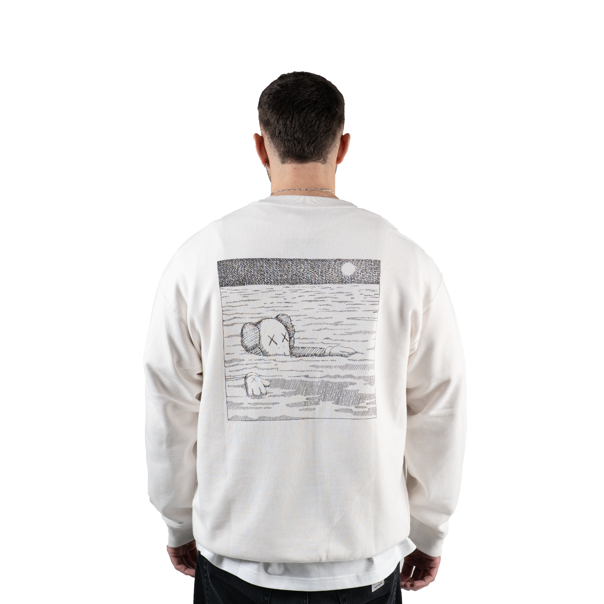 KAWS x Uniqlo Long sleeve Sweatshirt Off White