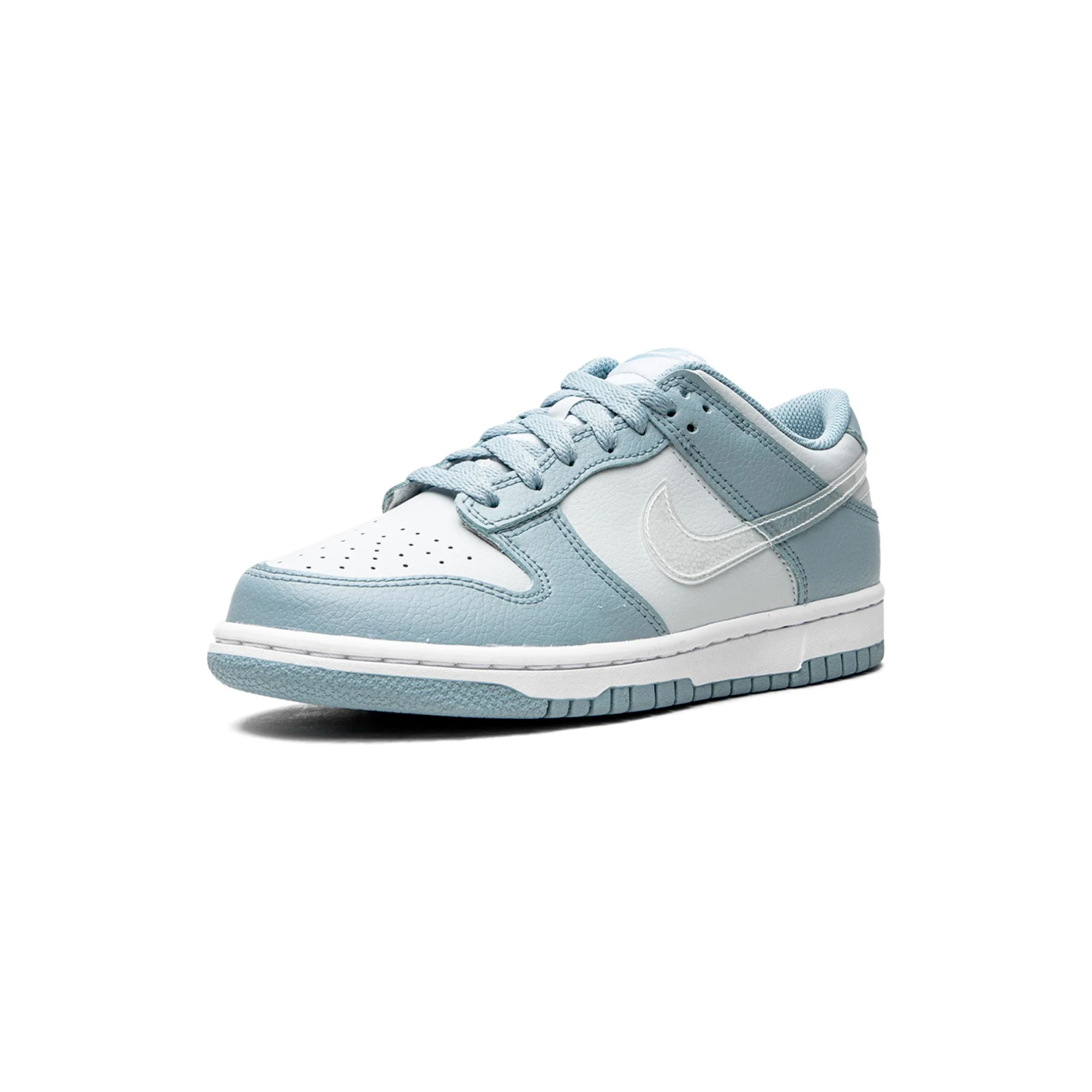 Nike Dunk Low "Clear Blue Swoosh"