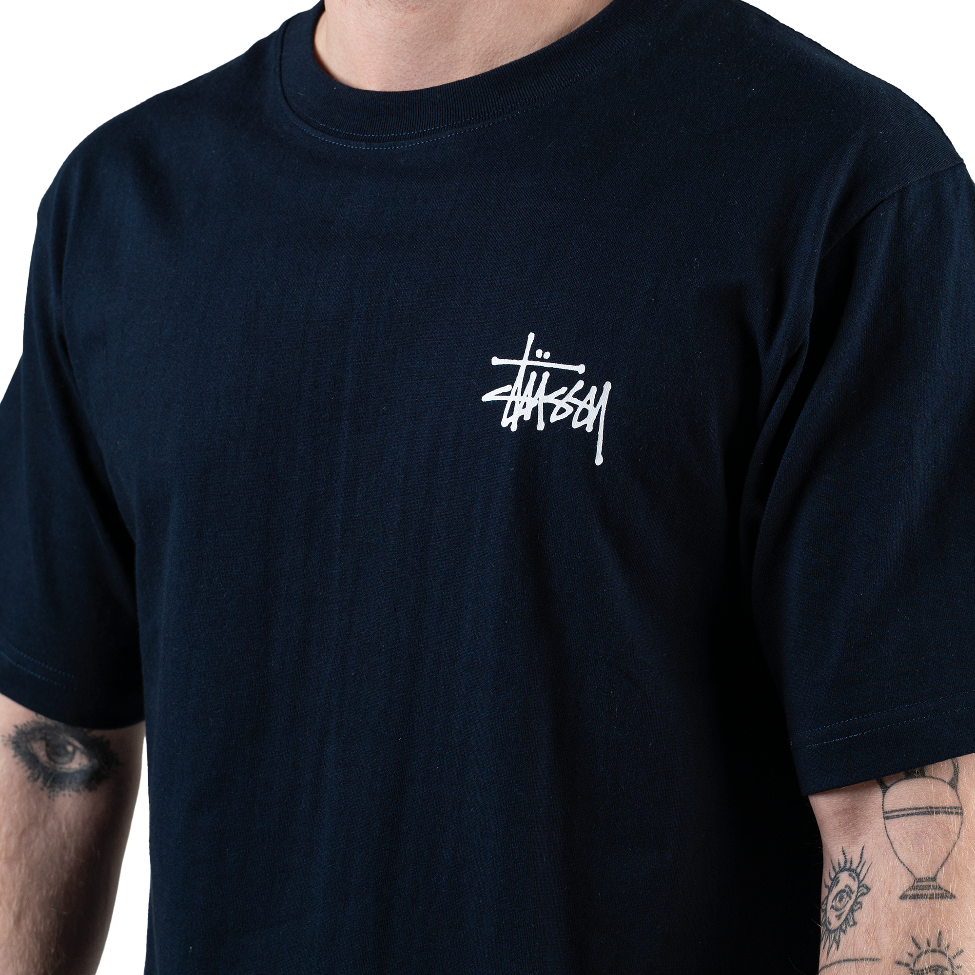 Stussy Basic T shirt Navy