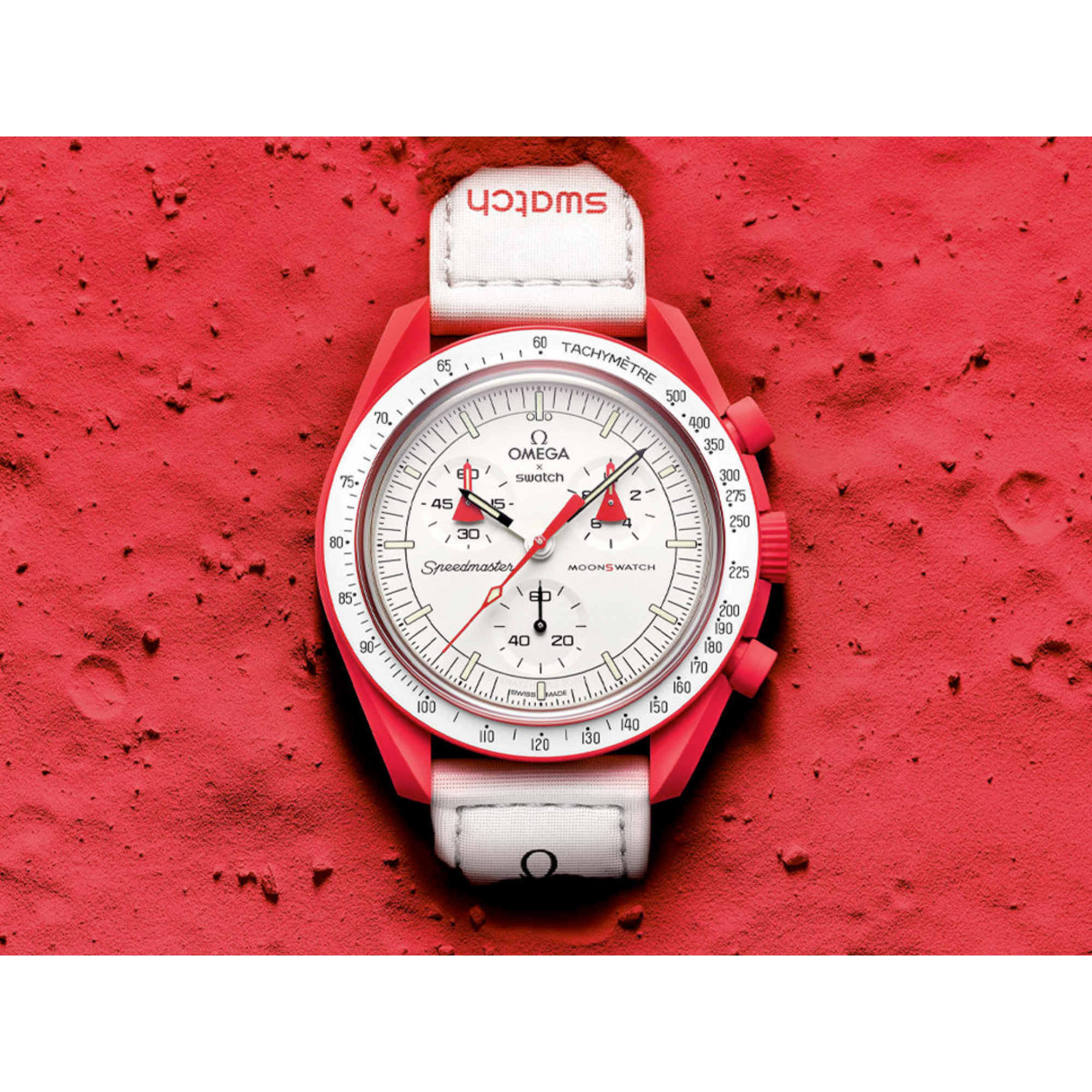 Swatch x Omega Bioceramic Moonswatch Mission to Mars