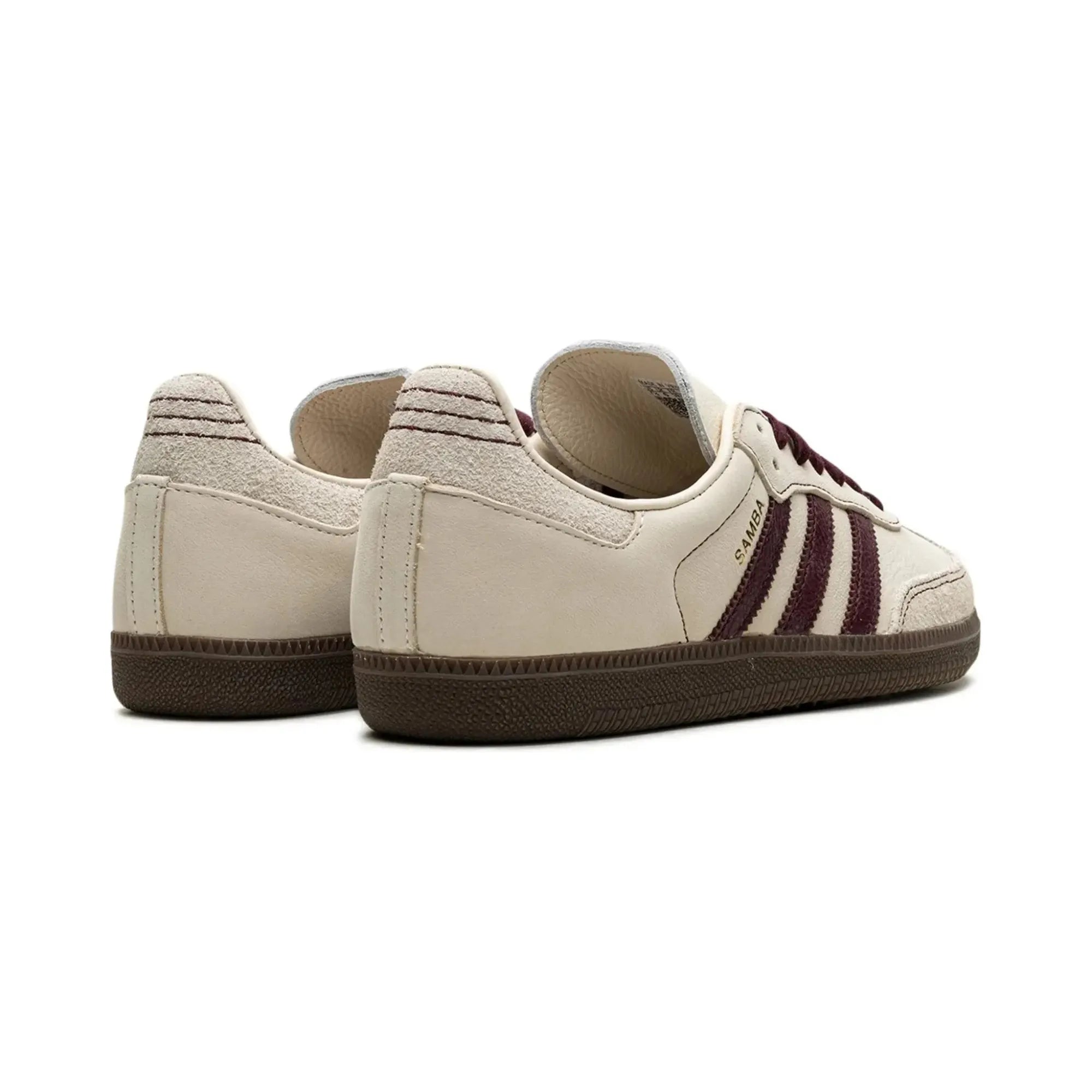 adidas Samba OG Wonder White Maroon (Women's)