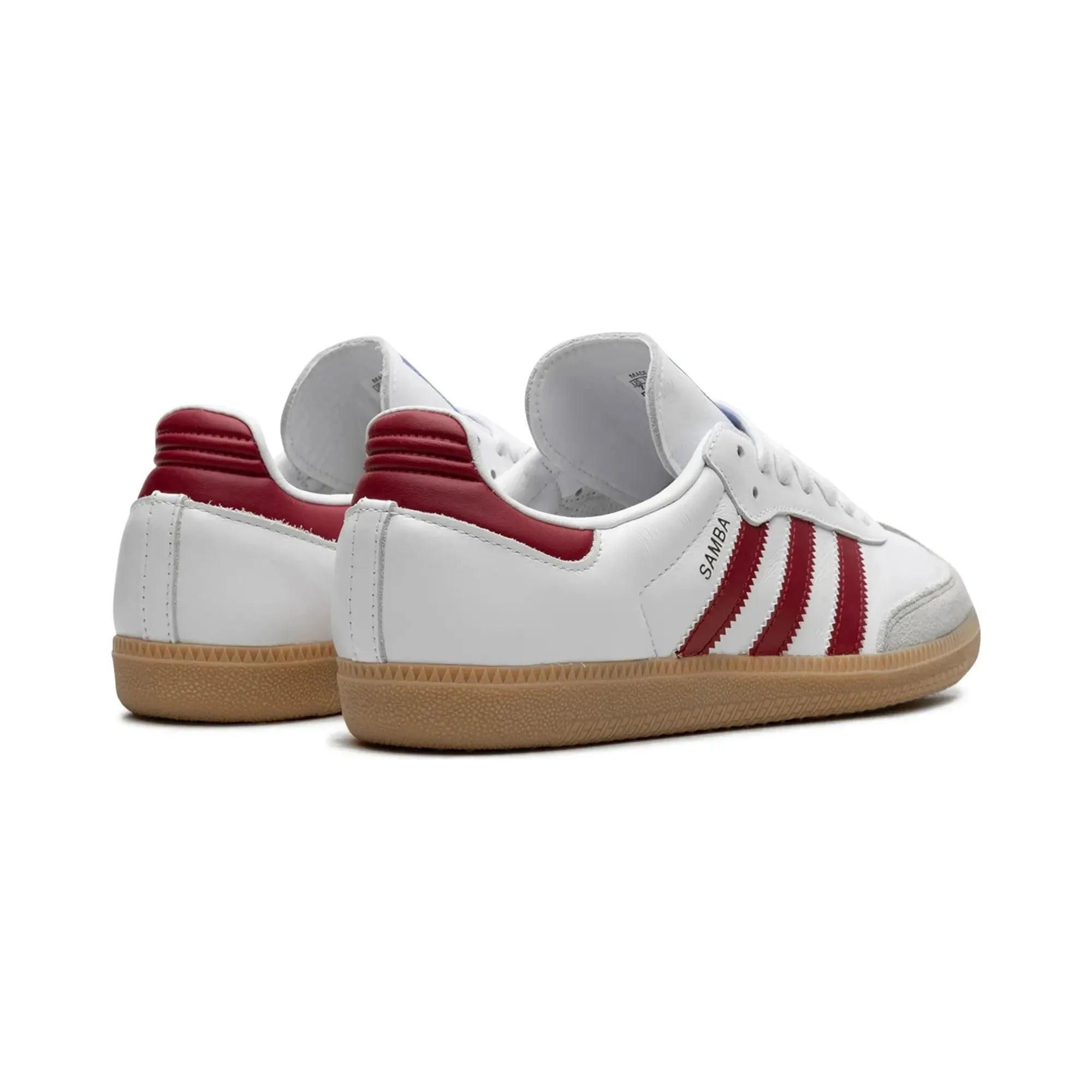 adidas Samba OG White Burgundy Gum