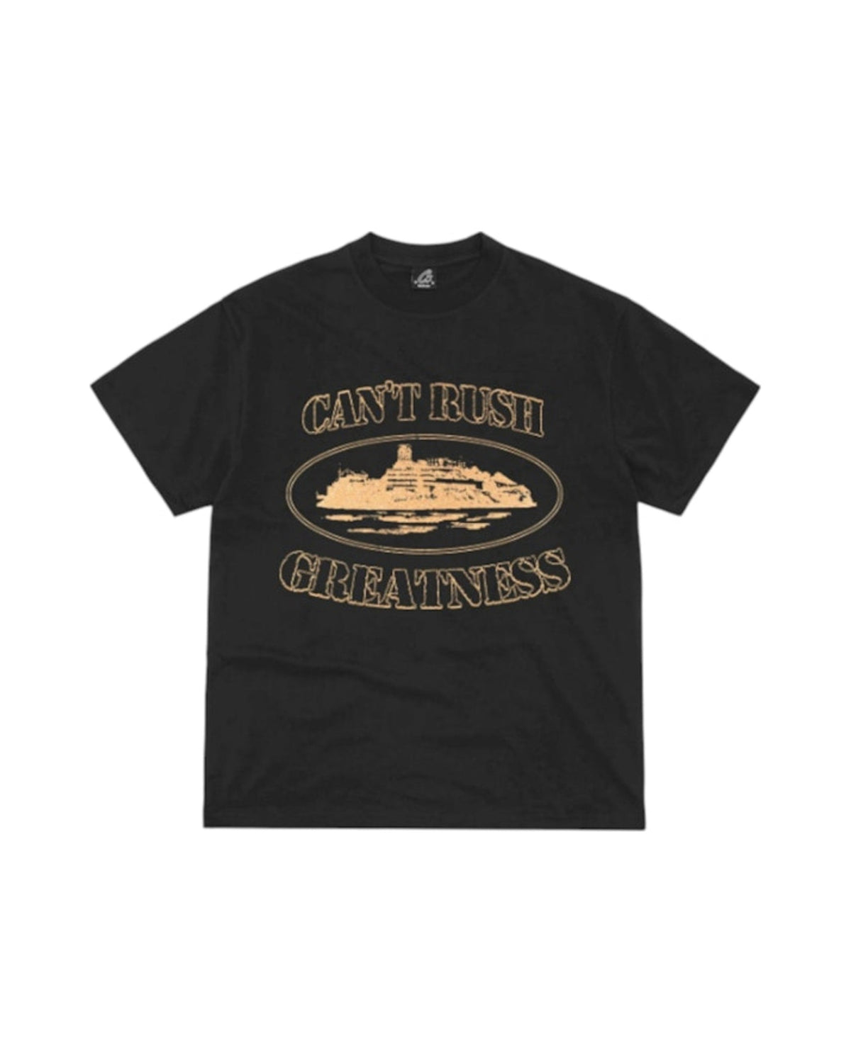 Corteiz x Cental Cee Can't Rush Greatness Tee Black