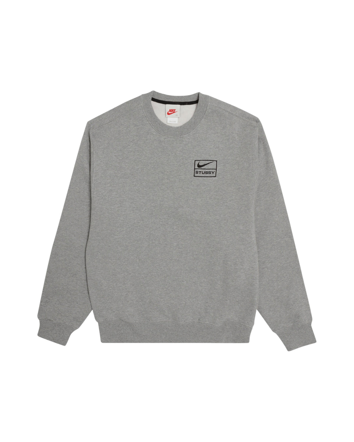 Nike x Stussy Crewneck Fleece Grey