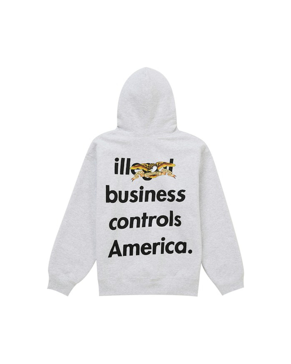Supreme ANTIHERO Hooded Sweatshirt (FW25) Ash Grey