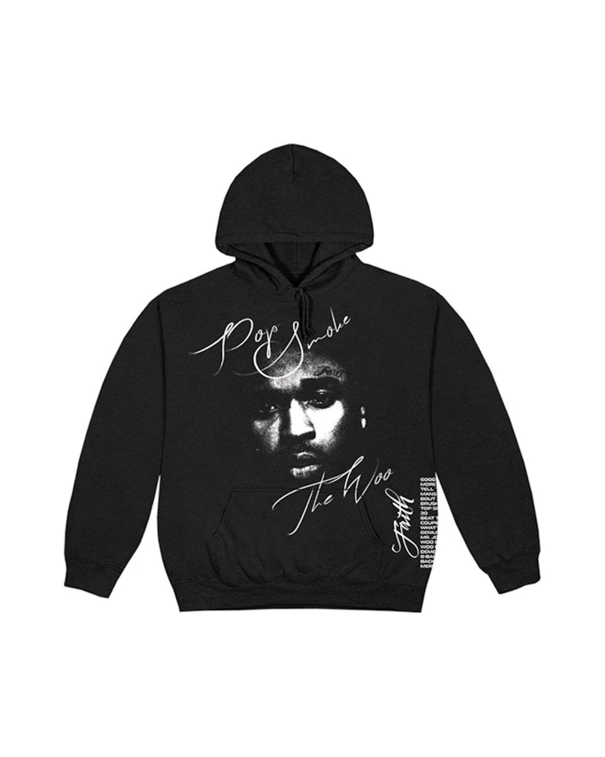 Pop Smoke x Vlone Faith Hoodie Black