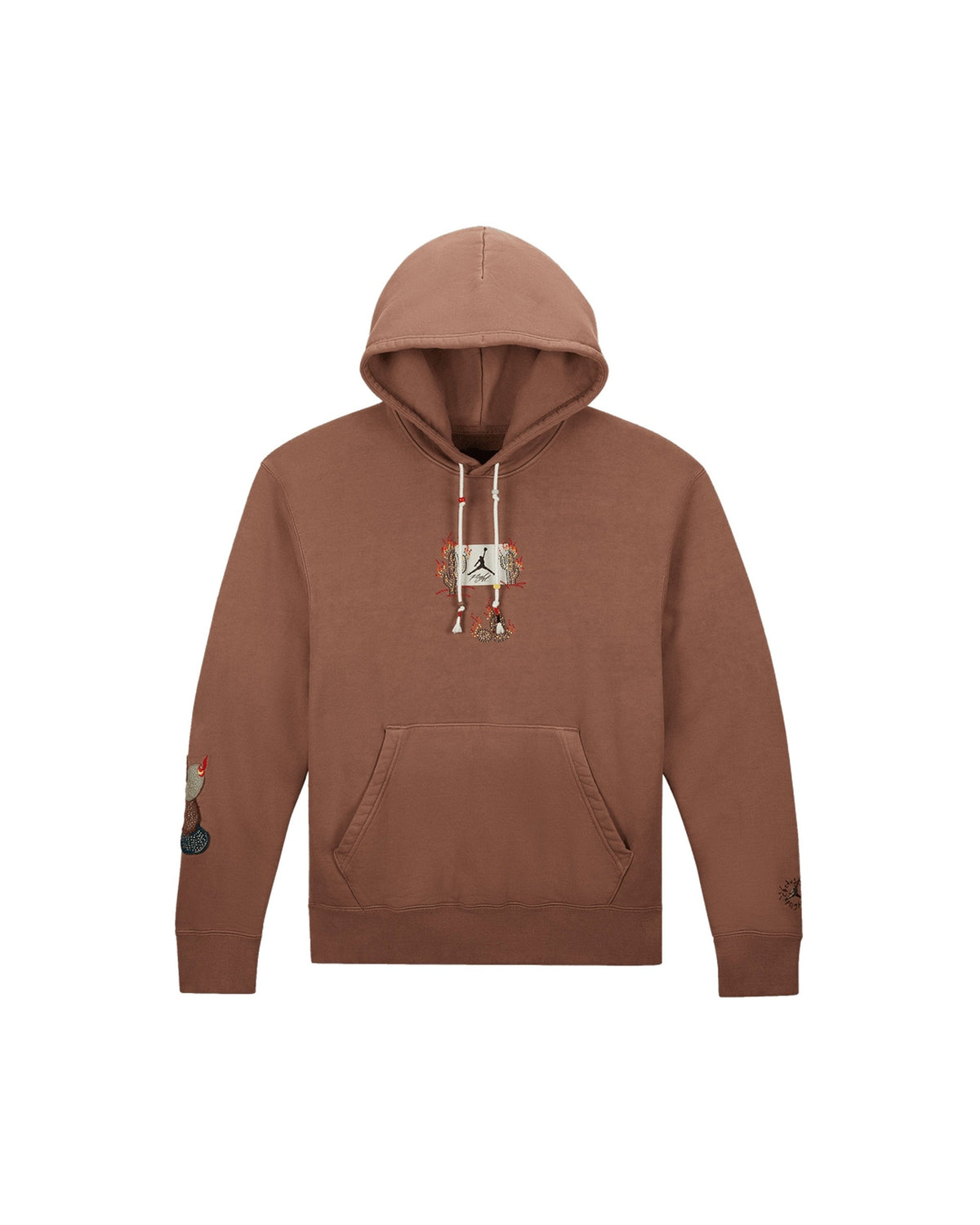 Travis Scott x Jordan Flight Graphic Hoodie Archaeo Brown