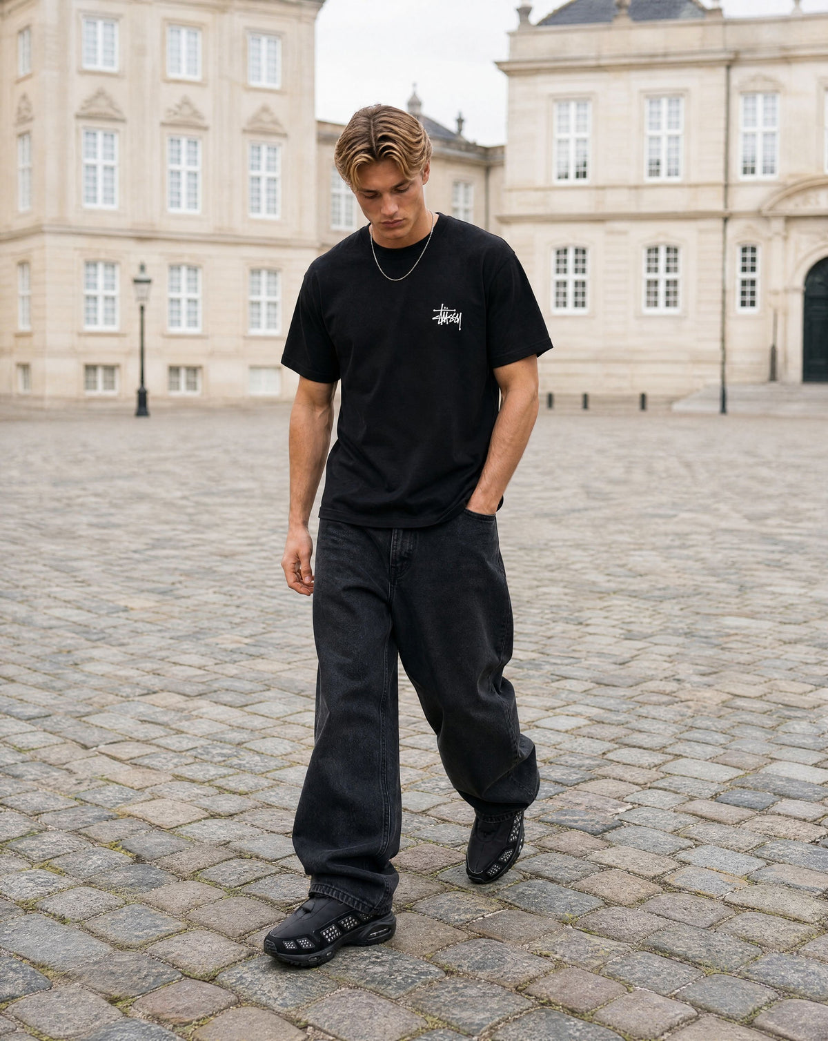 Nike Air Max Sunder Black Silver - streetstyle i København