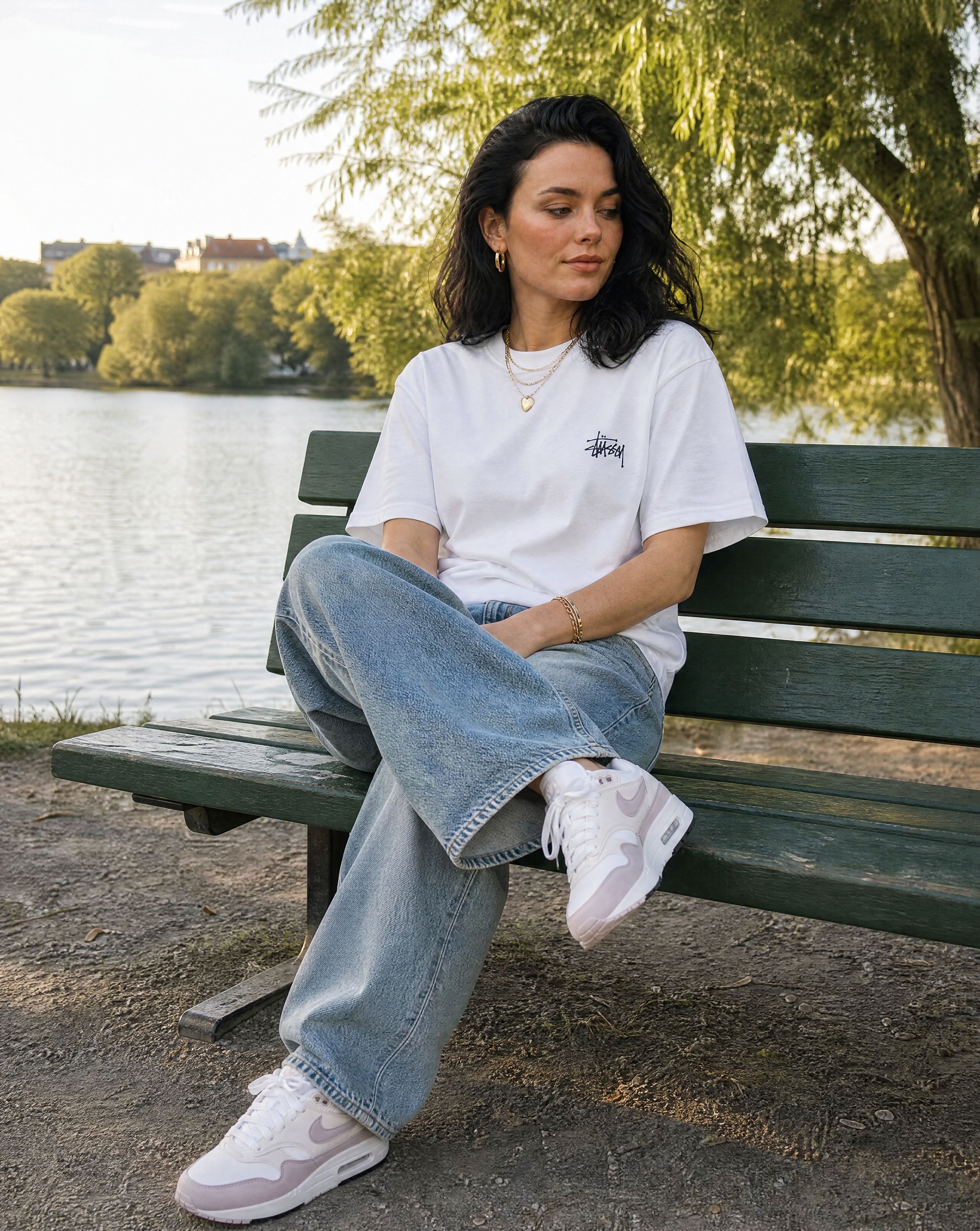 Nike Air Max 1 Platinum Violet (Women's) - streetstyle i København