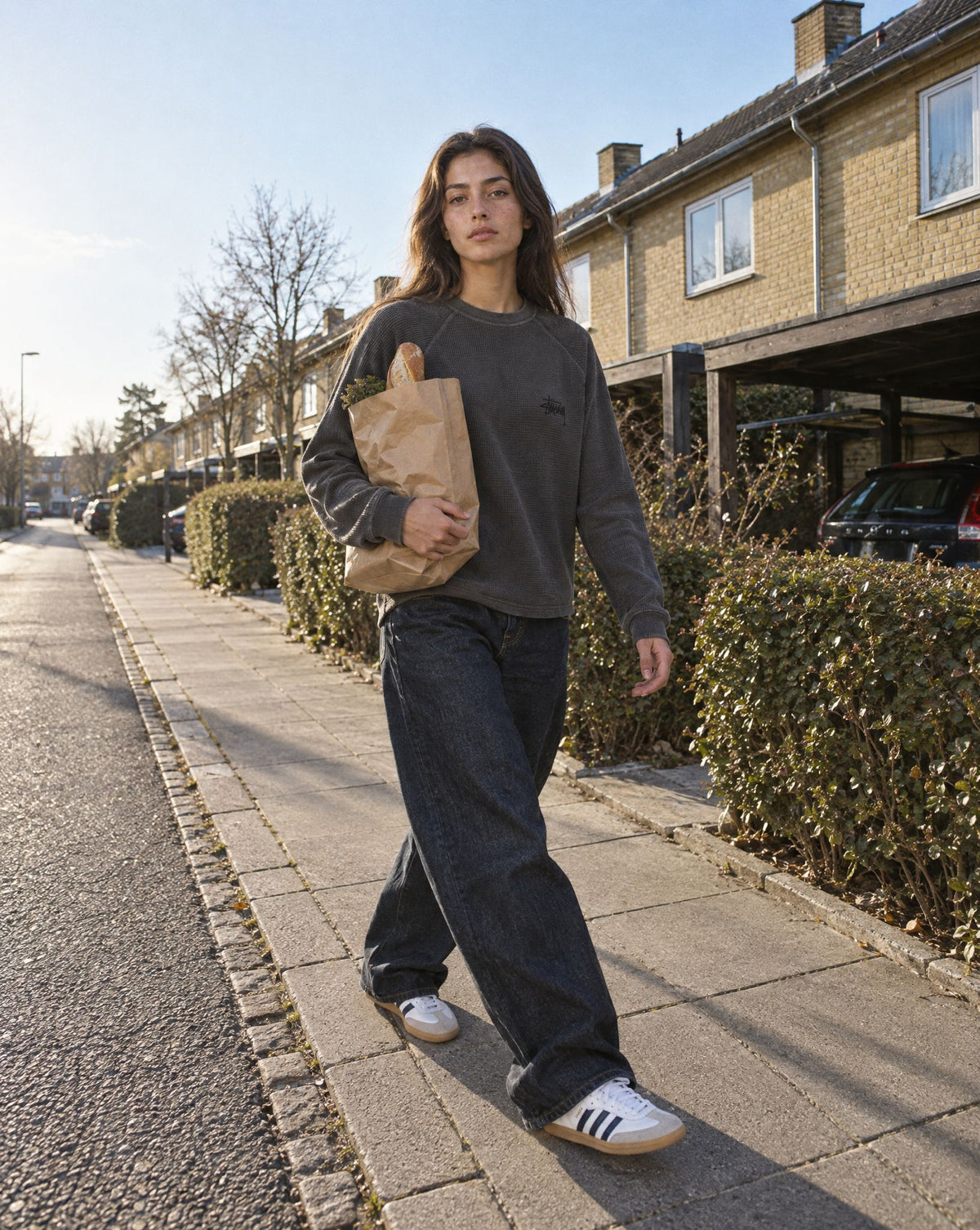 adidas Samba OG White Night Indigo Gum - streetstyle i København
