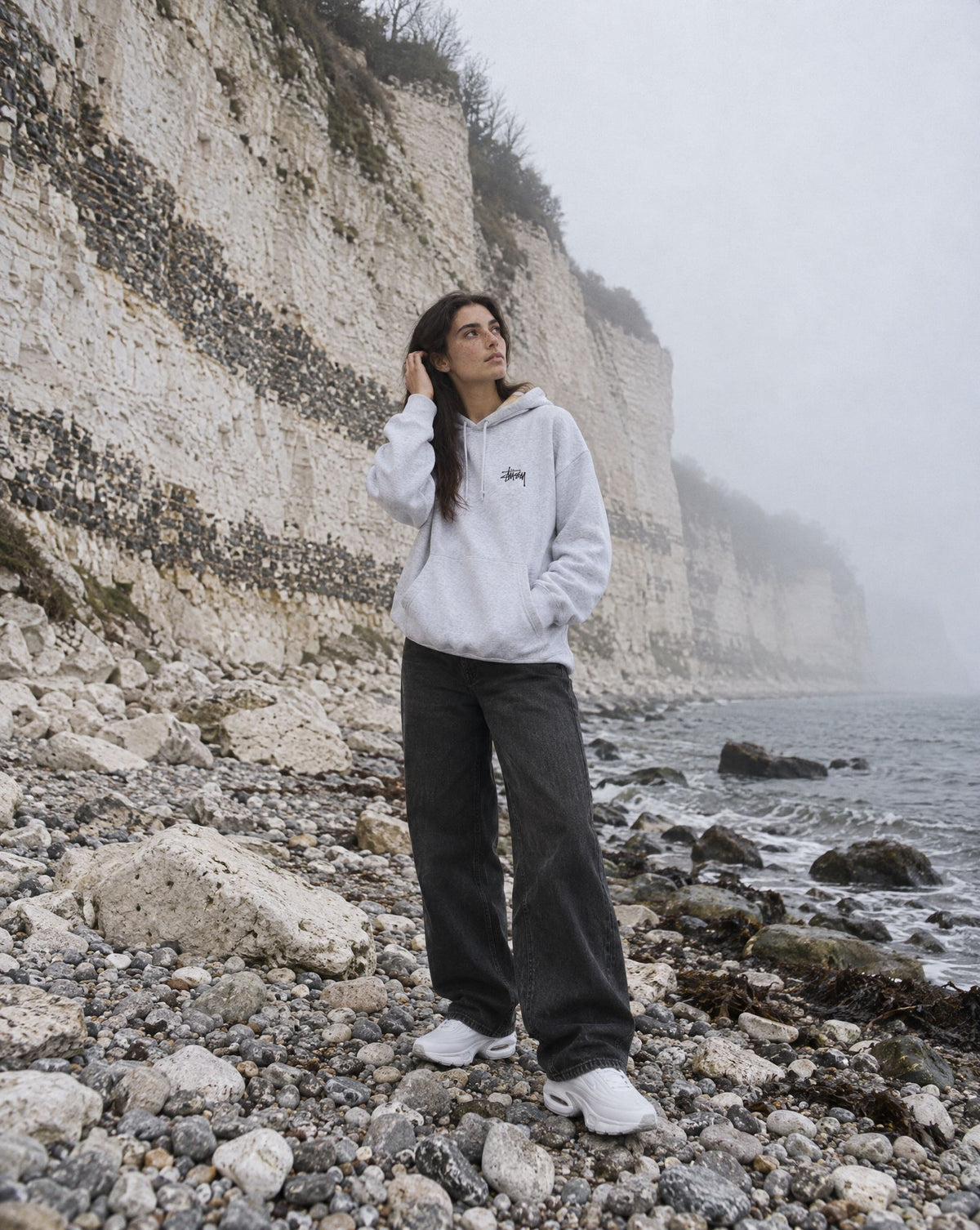Nike Air Max Portal White Pure Platinum (Women's) - streetstyle i København