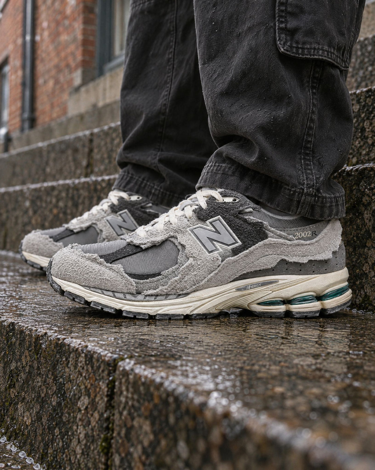 New Balance 2002R Protection Pack Rain Cloud - on-foot