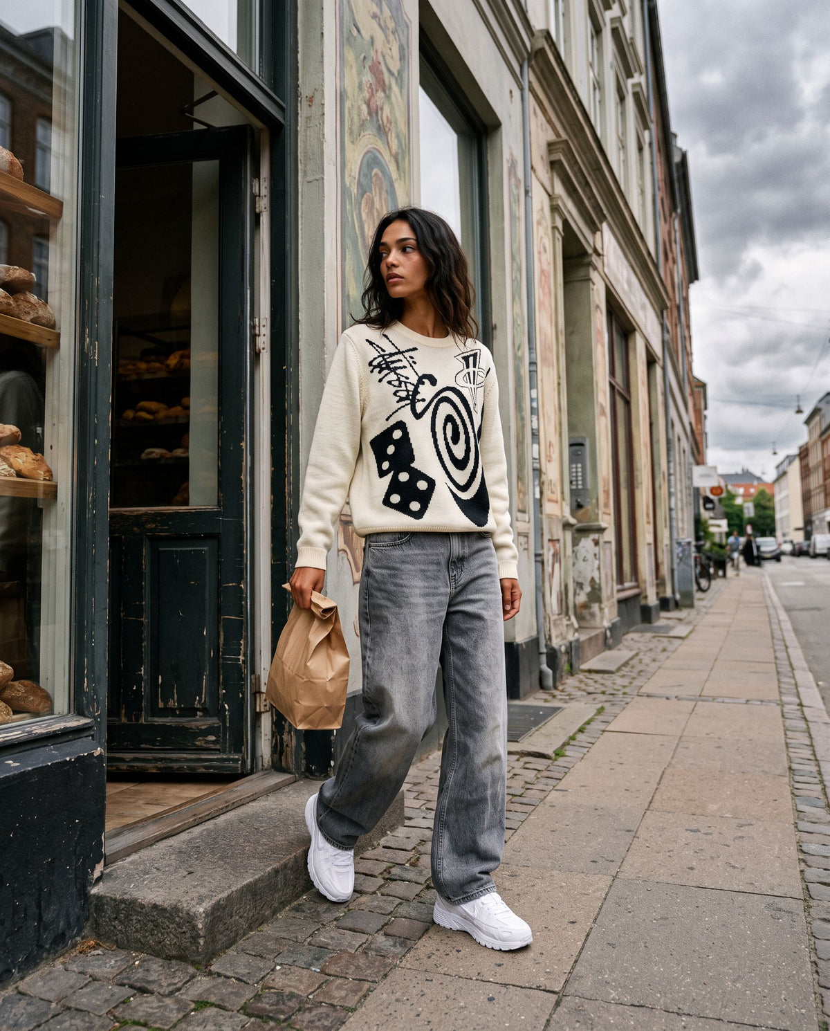 Nike P-6000 Triple White - streetstyle i København