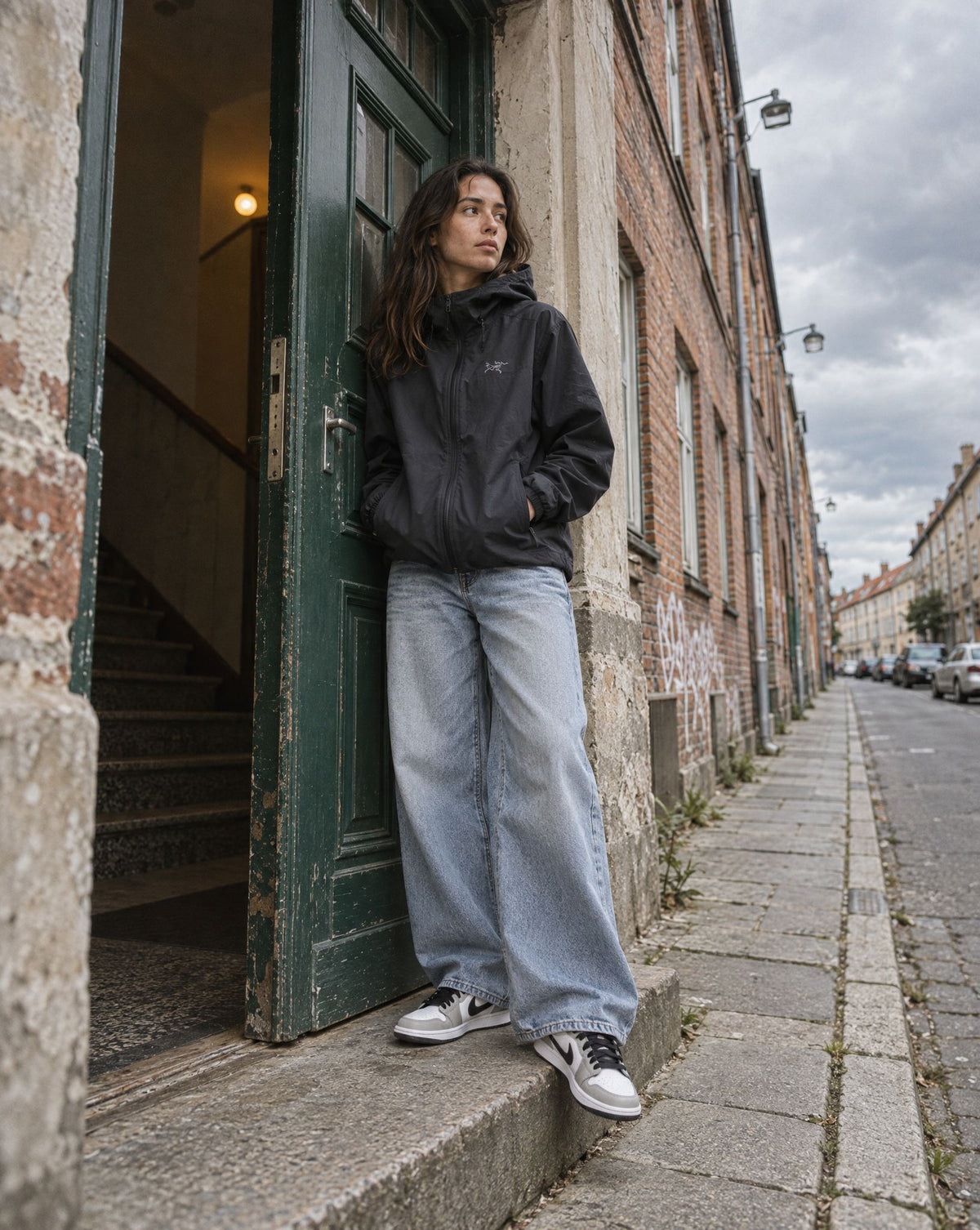 Jordan 1 Low Light Smoke Grey - streetstyle i København