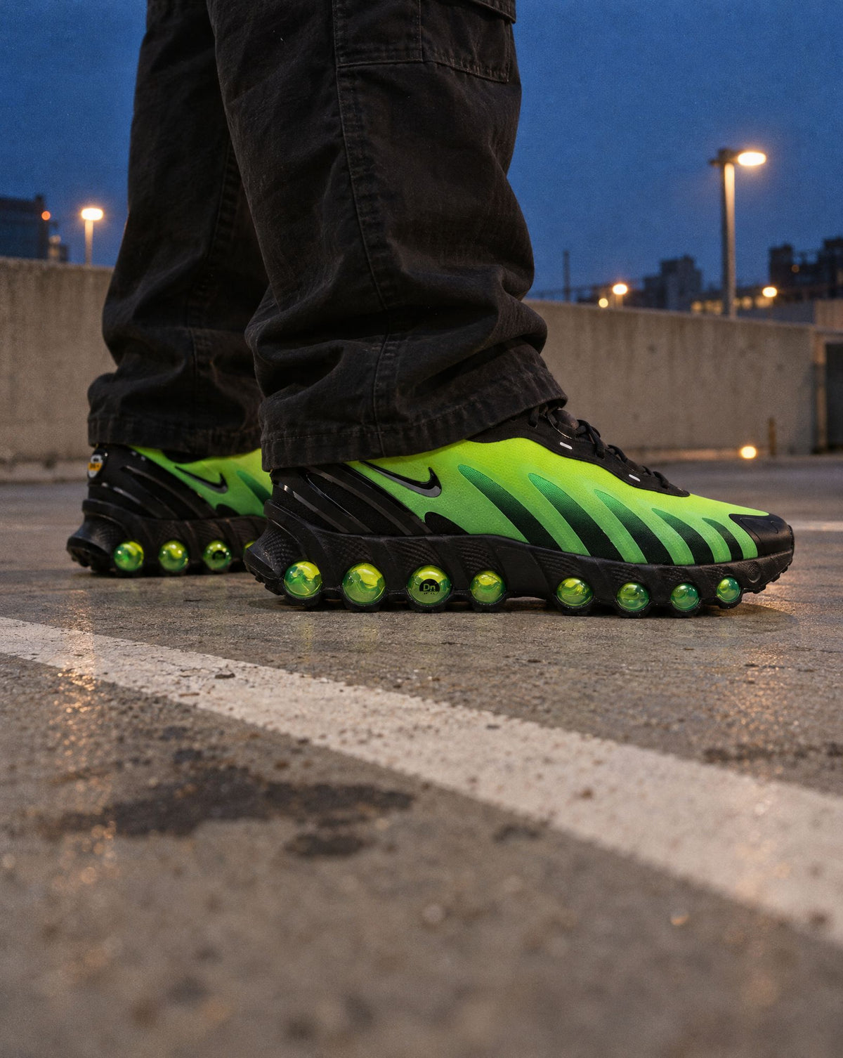 Nike Air Max Dn8 Black Green Strike - on-foot