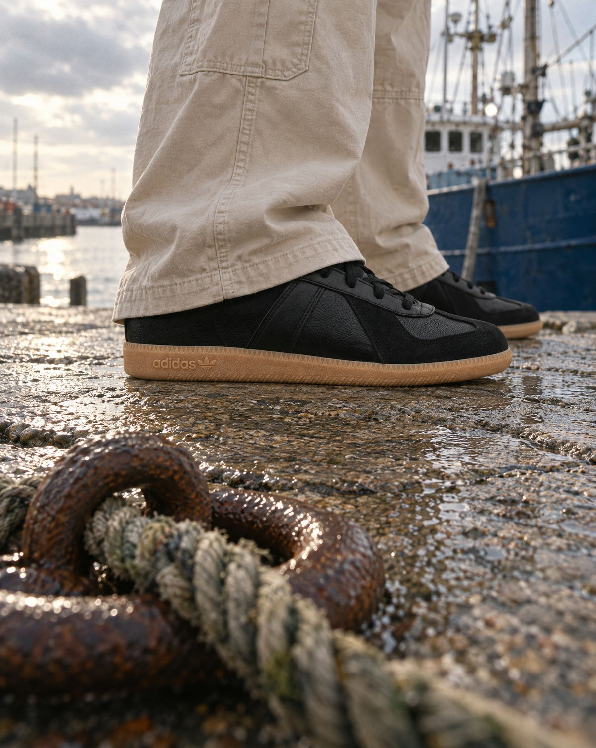 adidas BW Army Lux Black Gum - on-foot