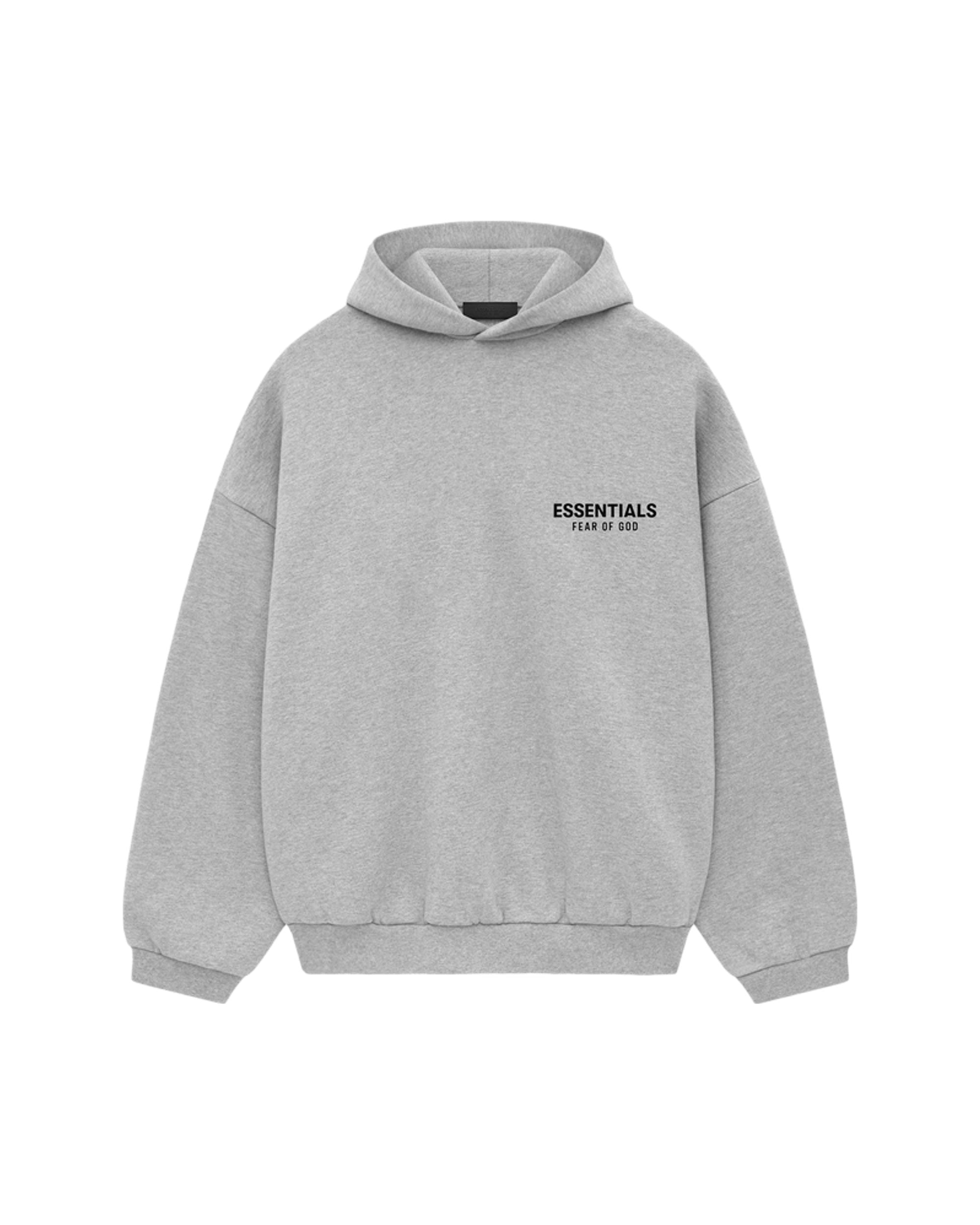 Fear of God Essentials Fleece Hoodie Light Heather Gray