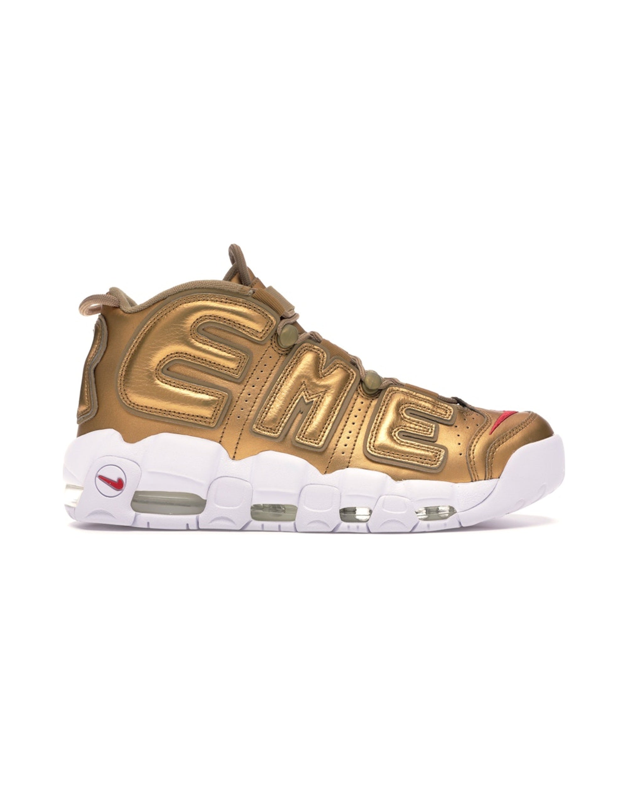 Nike Air More Uptempo Supreme Suptempo Gold