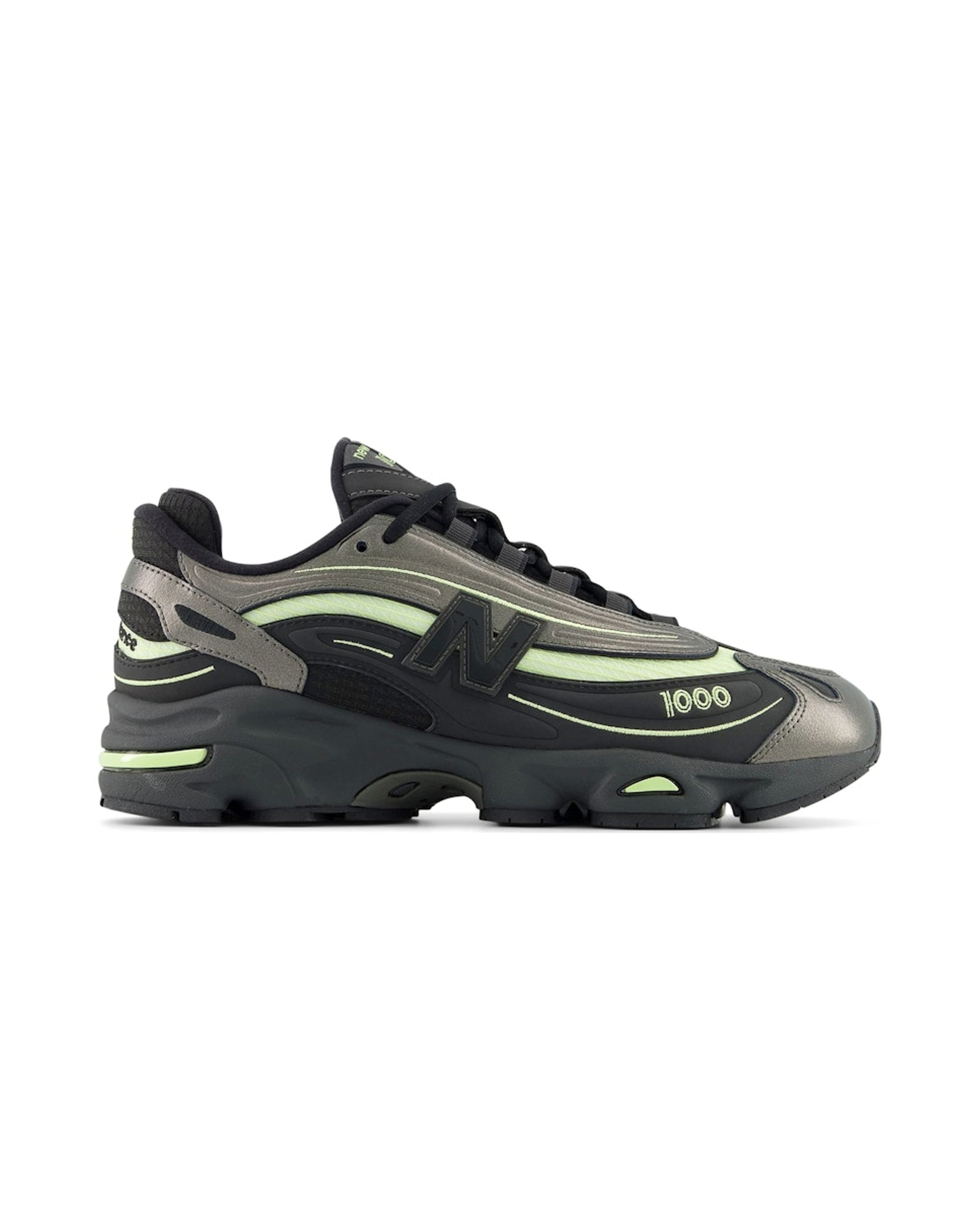 New Balance 1000 Black Metallic Dry Lime