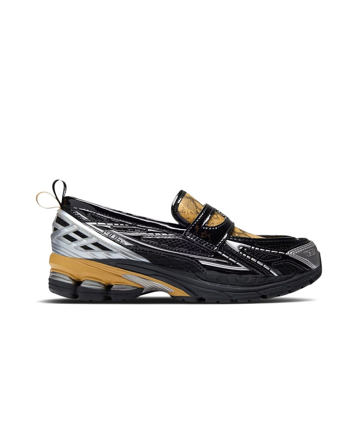 New Balance 1906R GANNI Black Snakeskin Sneakers