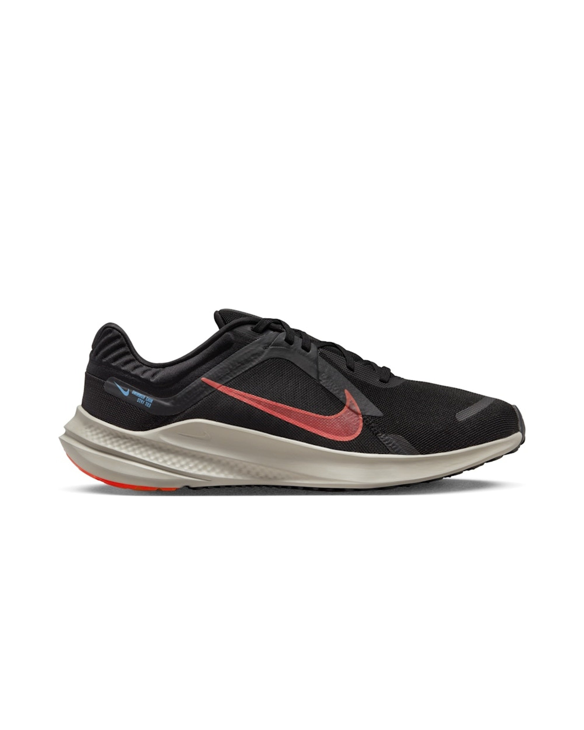 Nike Quest 5 Black Cobblestone Laser Blue Bright Crimson