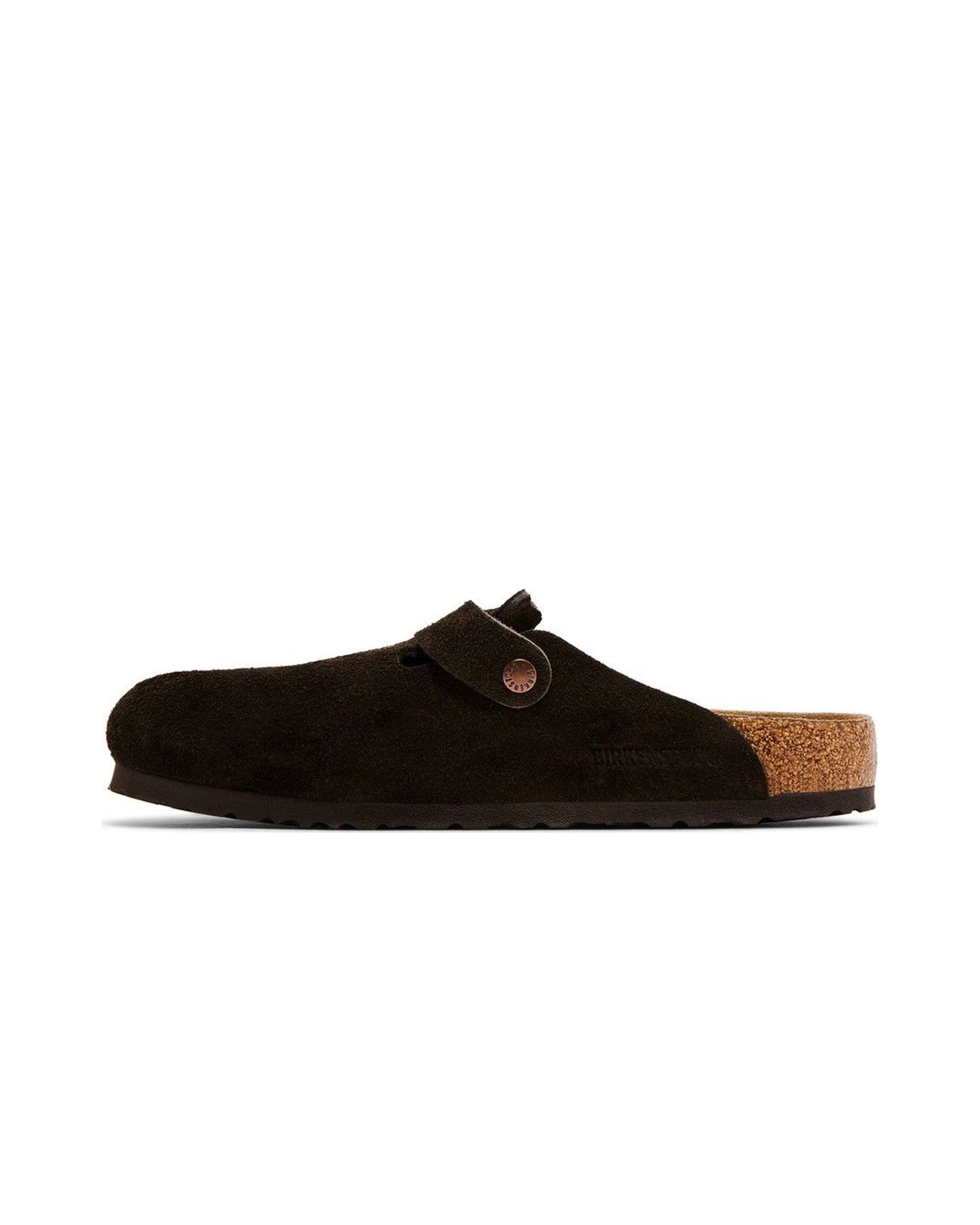 Birkenstock Boston Soft Footbed Suede Mocha