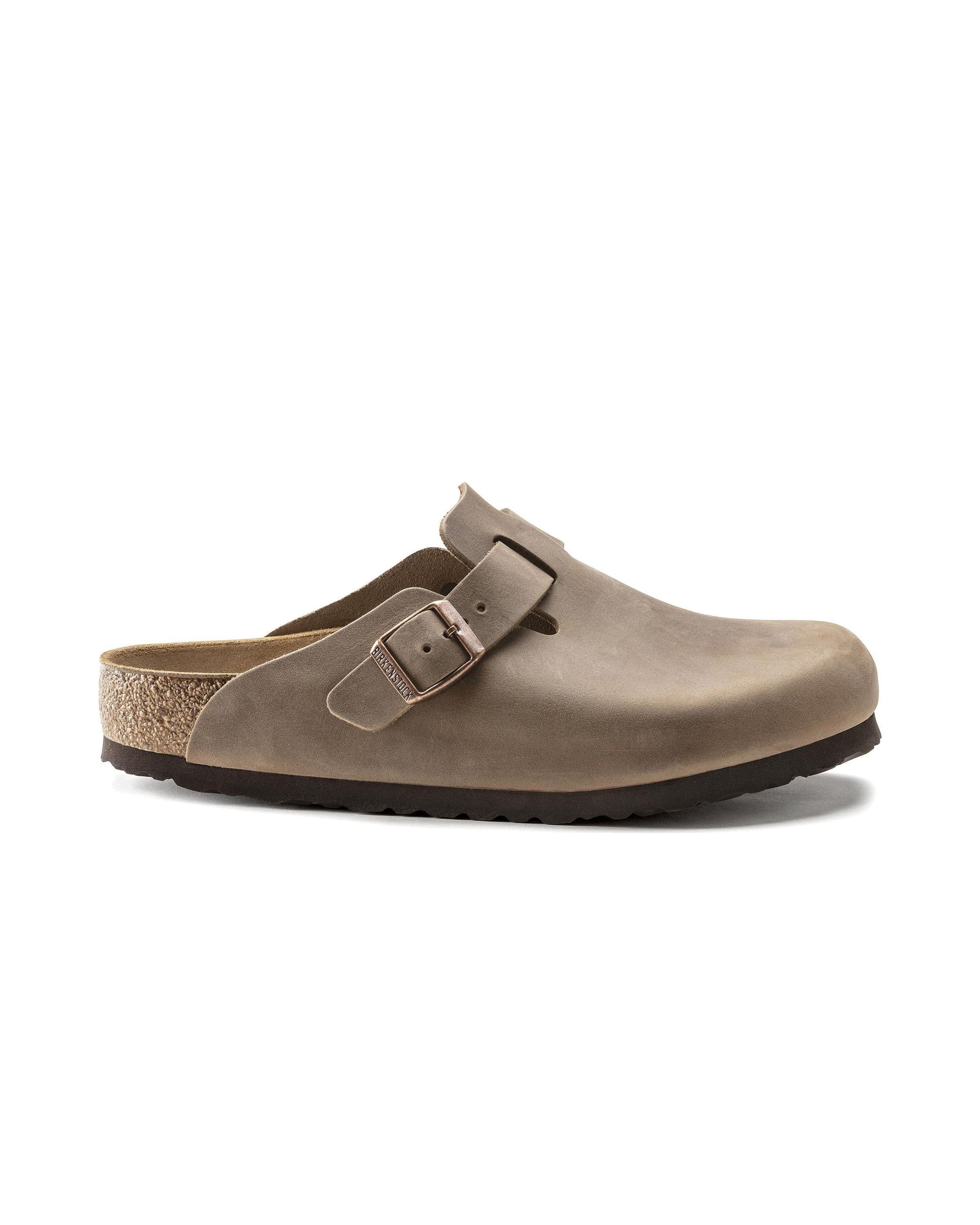 Birkenstock Boston Soft Footbed Oiled Leather Tobacco Brown