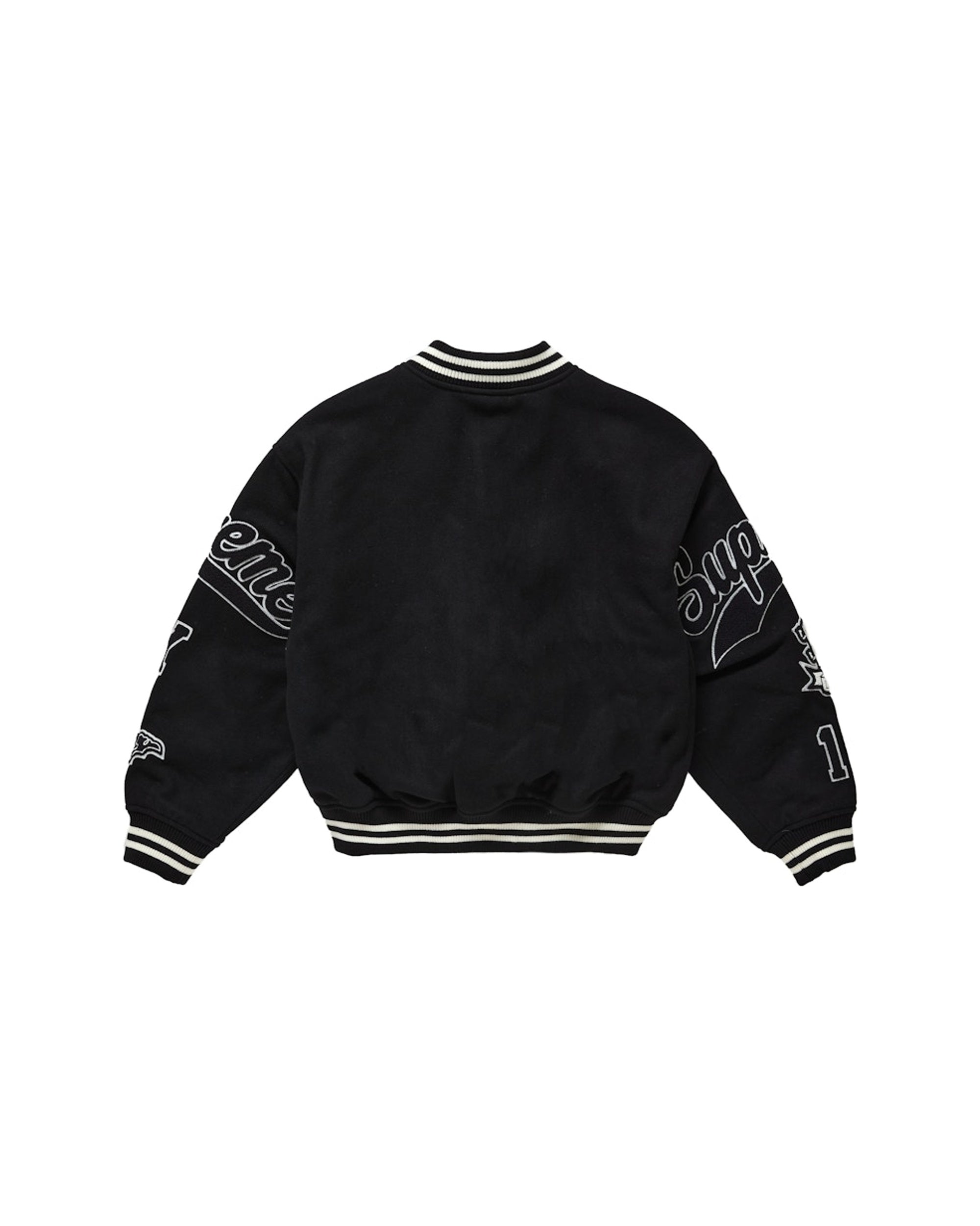 Supreme Veritas Varsity Jacket Black