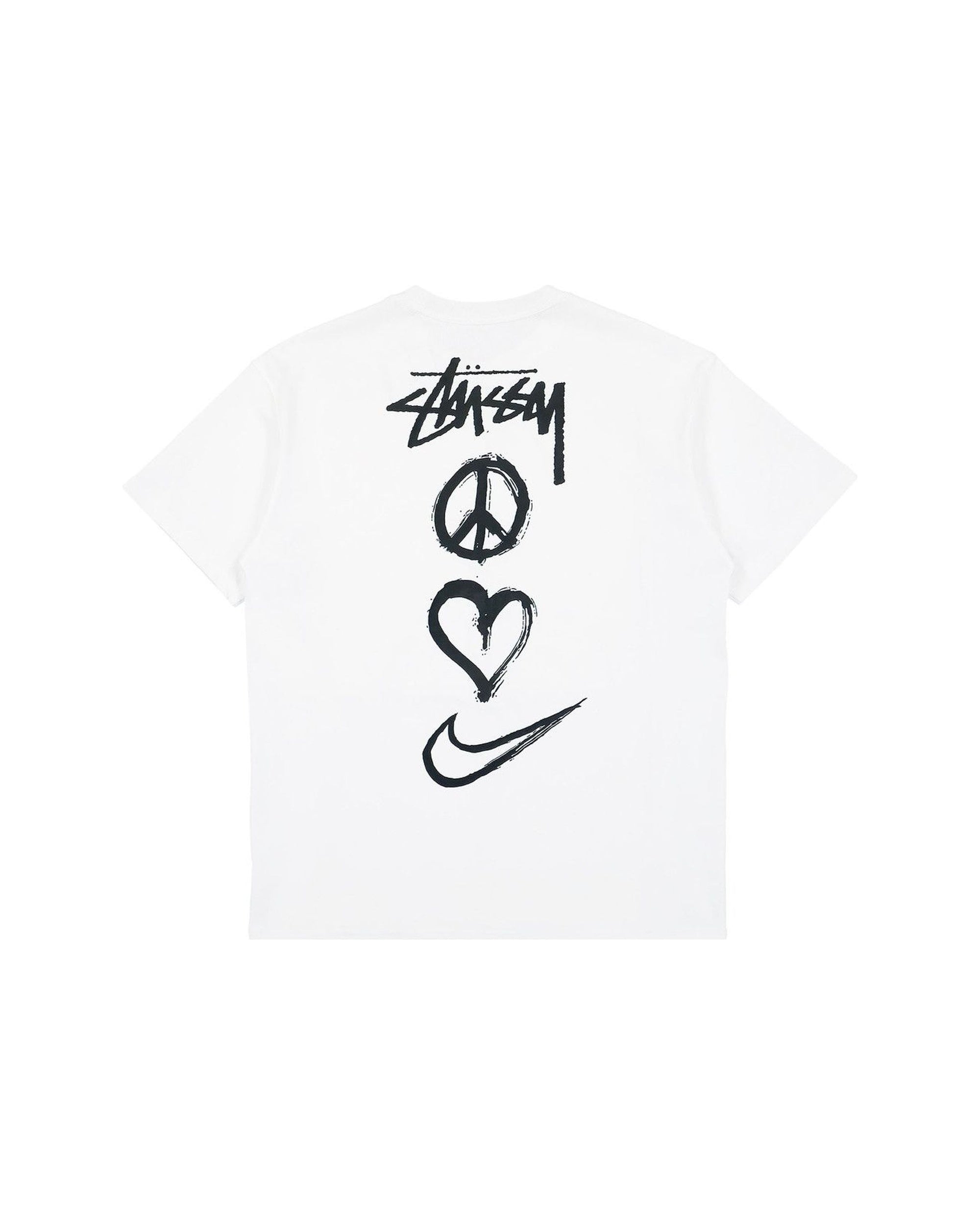 Nike x Stussy Peace, Love, Swoosh T-shirt (US Sizing) White
