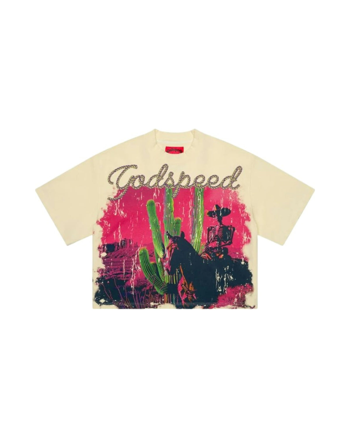 Godspeed Westworld Tee Bone Beige