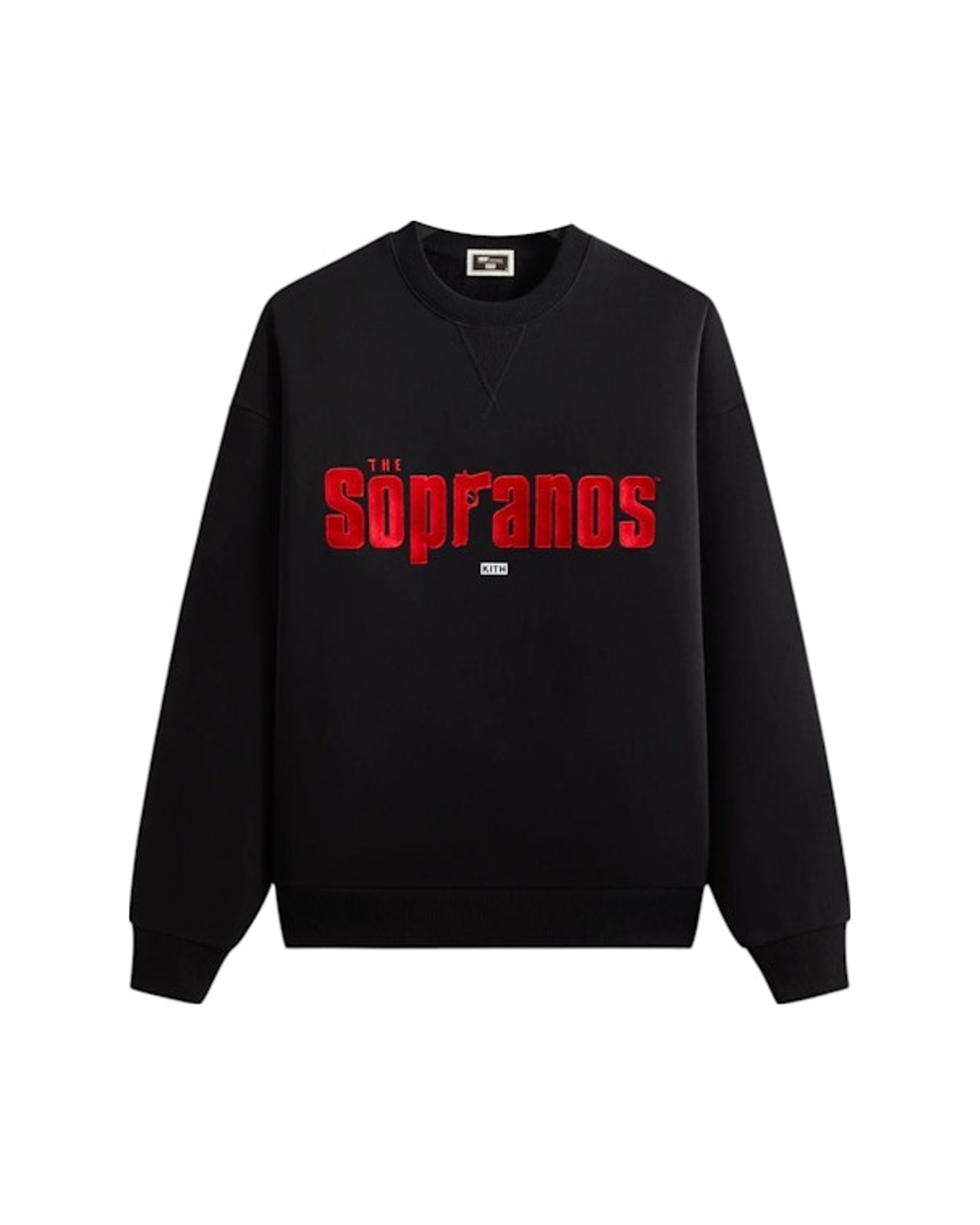 Kith x The Sopranos Main Logo Nelson Crewneck Black