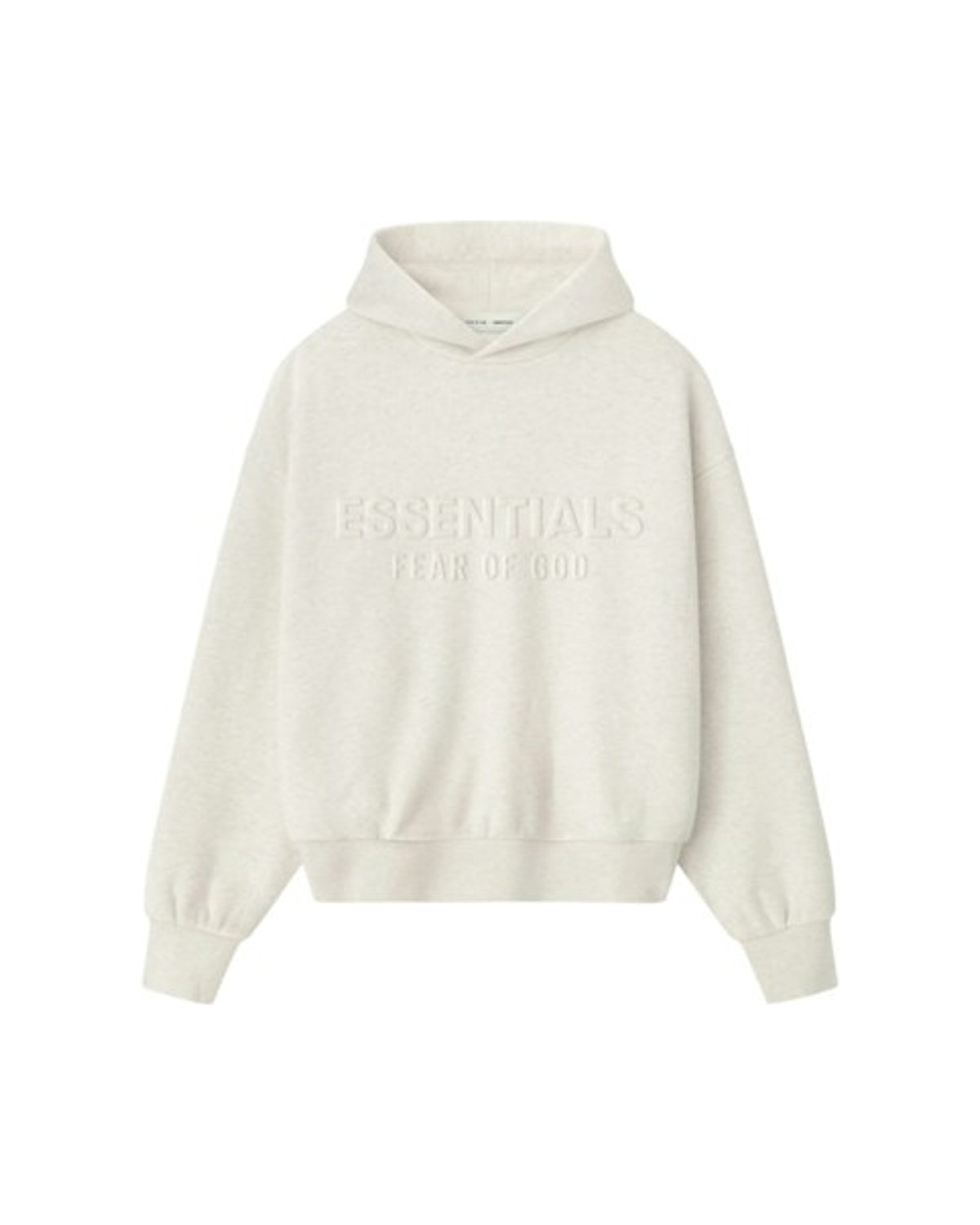 Fear of God Essentials Embossed Essentials Classic Hoodie Oatmeal Heather