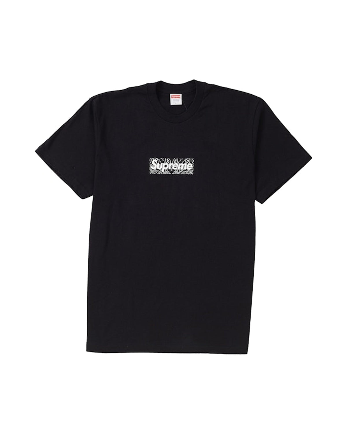 Supreme Bandana Box Logo Tee Black - Urban Stil