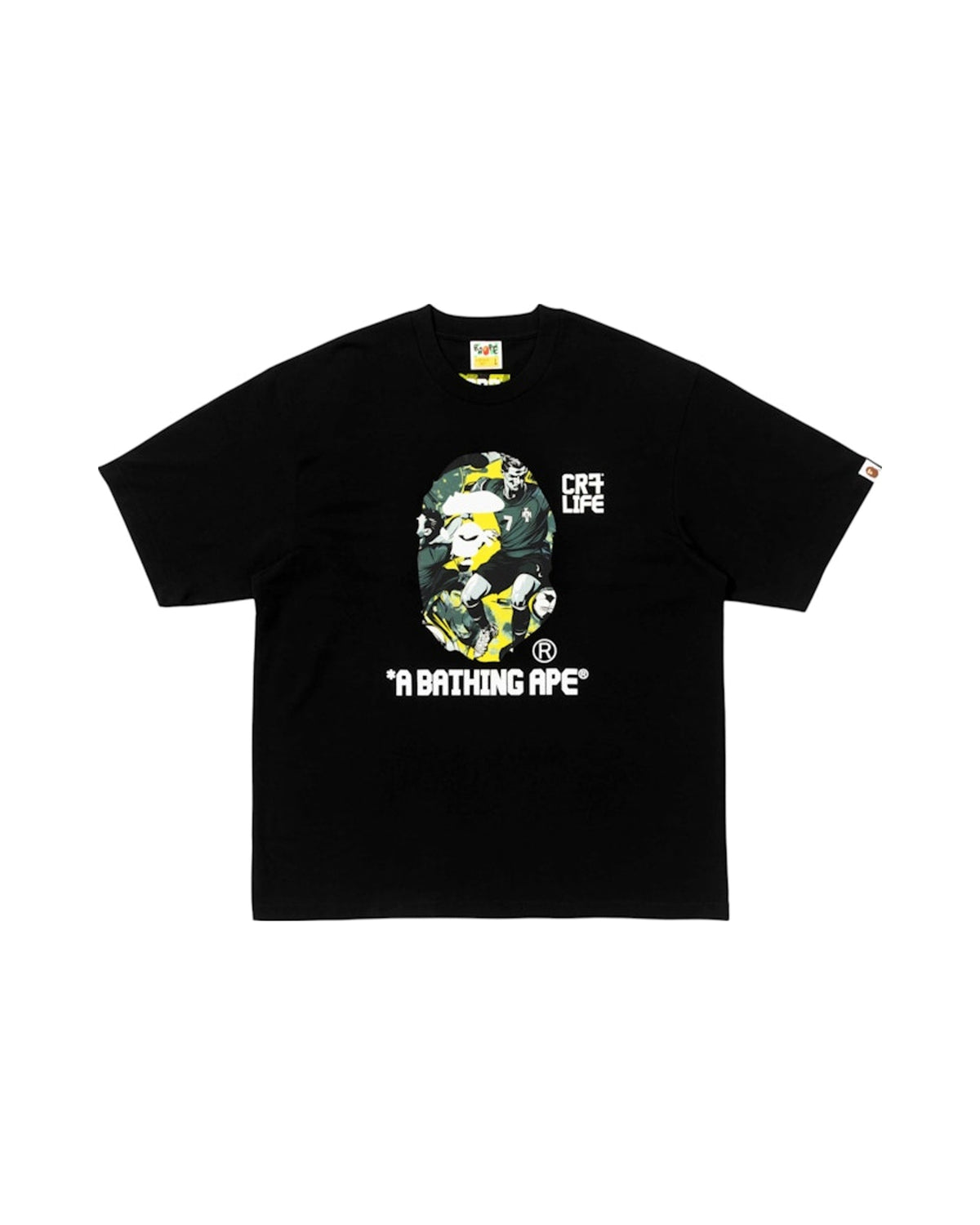 BAPE x CR7 Life Graphic Tee Black | STREET BILL