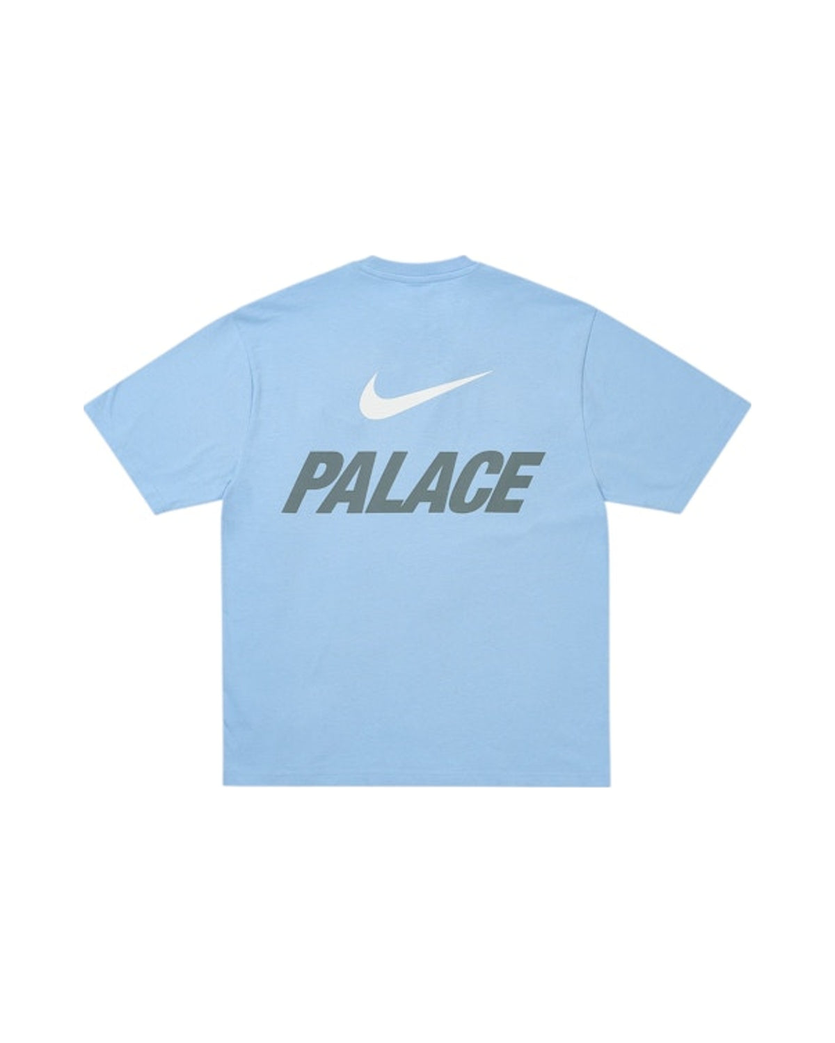 Palace x Nike Font Swoosh Tee Sky Blue | STREET BILL