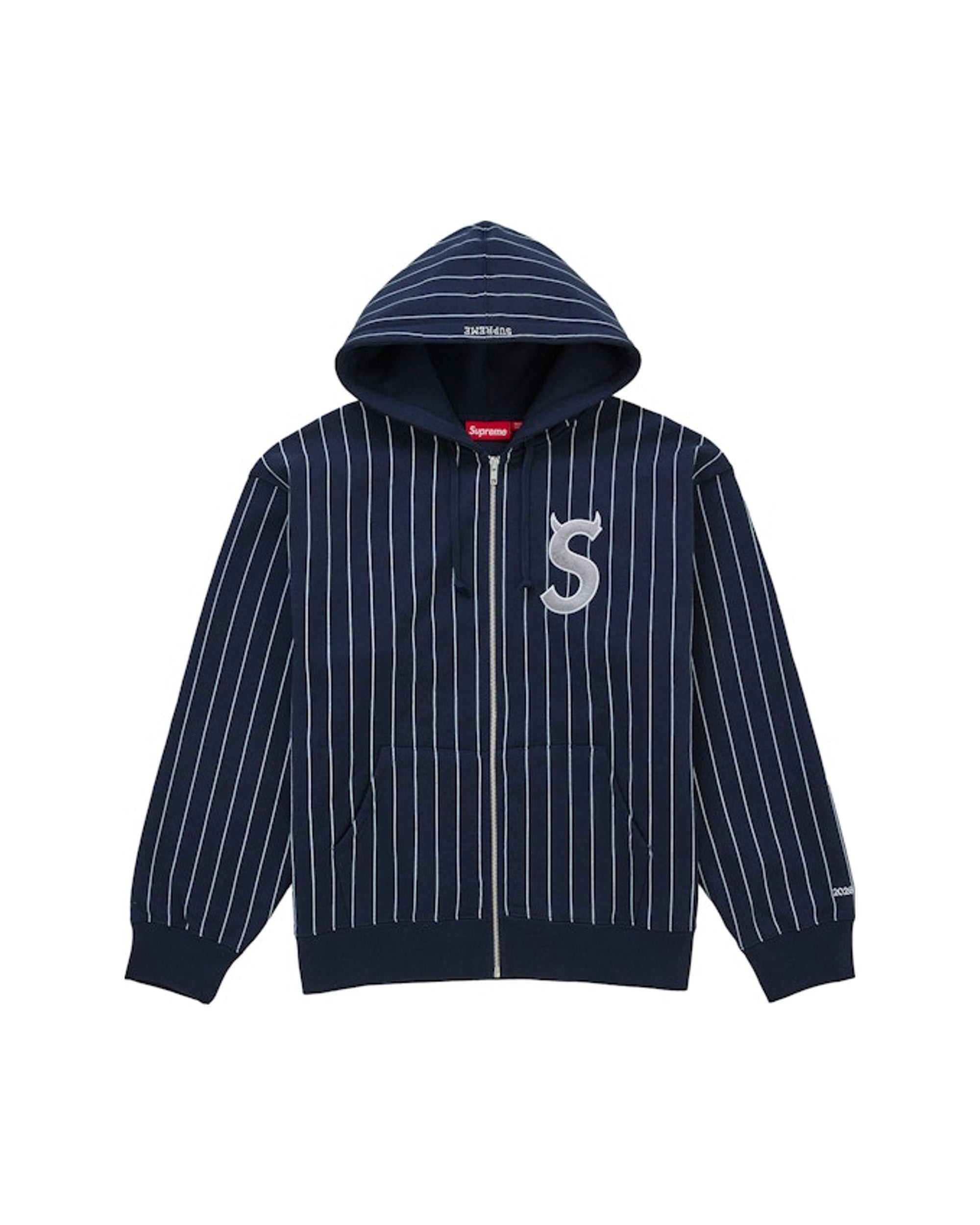 トップス supreme Devil S Logo Zip Up Hooded S Supreme Devil S Logo Zip Up Hooded Sweatshirt Ash Grey メンズ