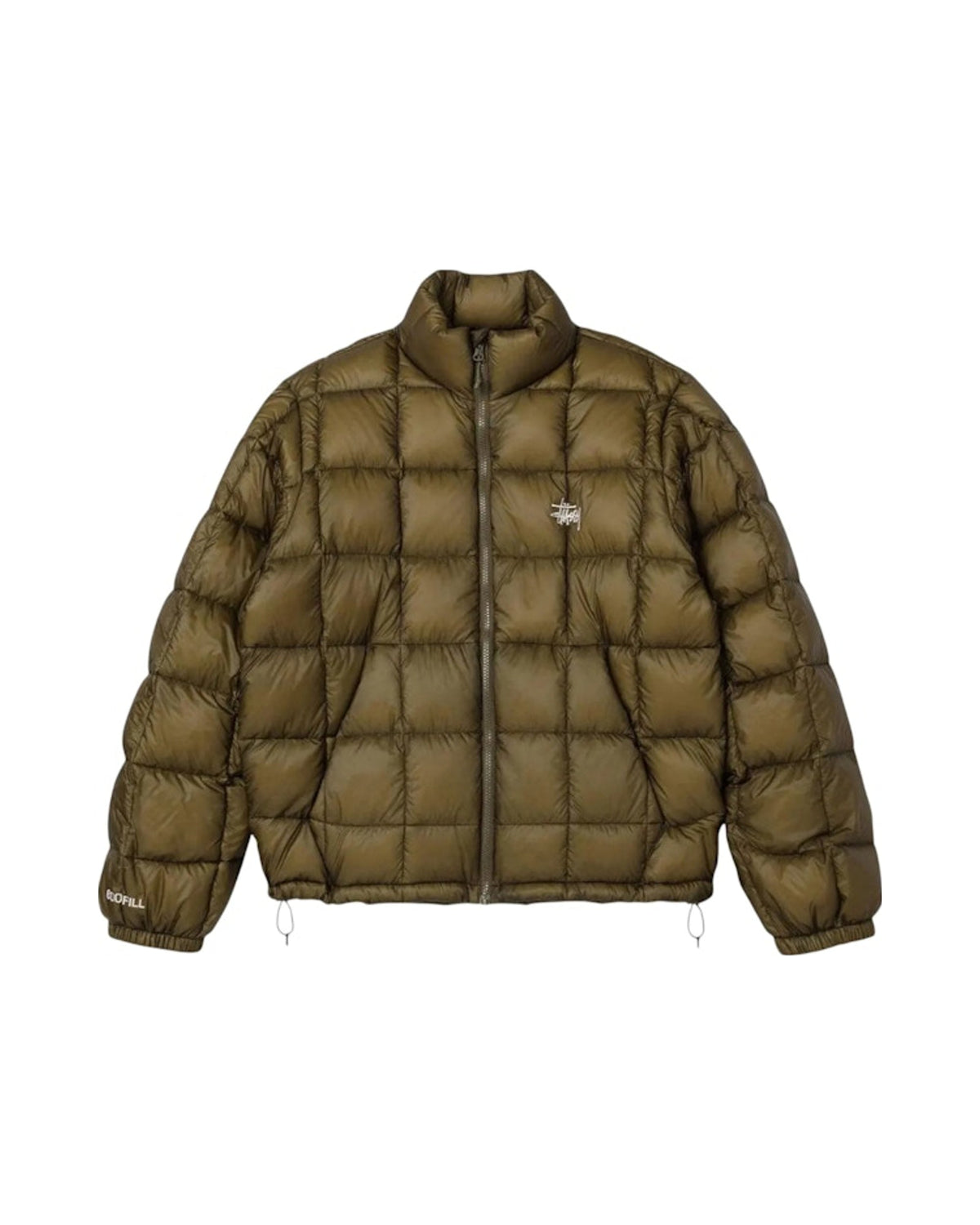 Stussy Midweight Puffer Jacket Olive | STREET BILL