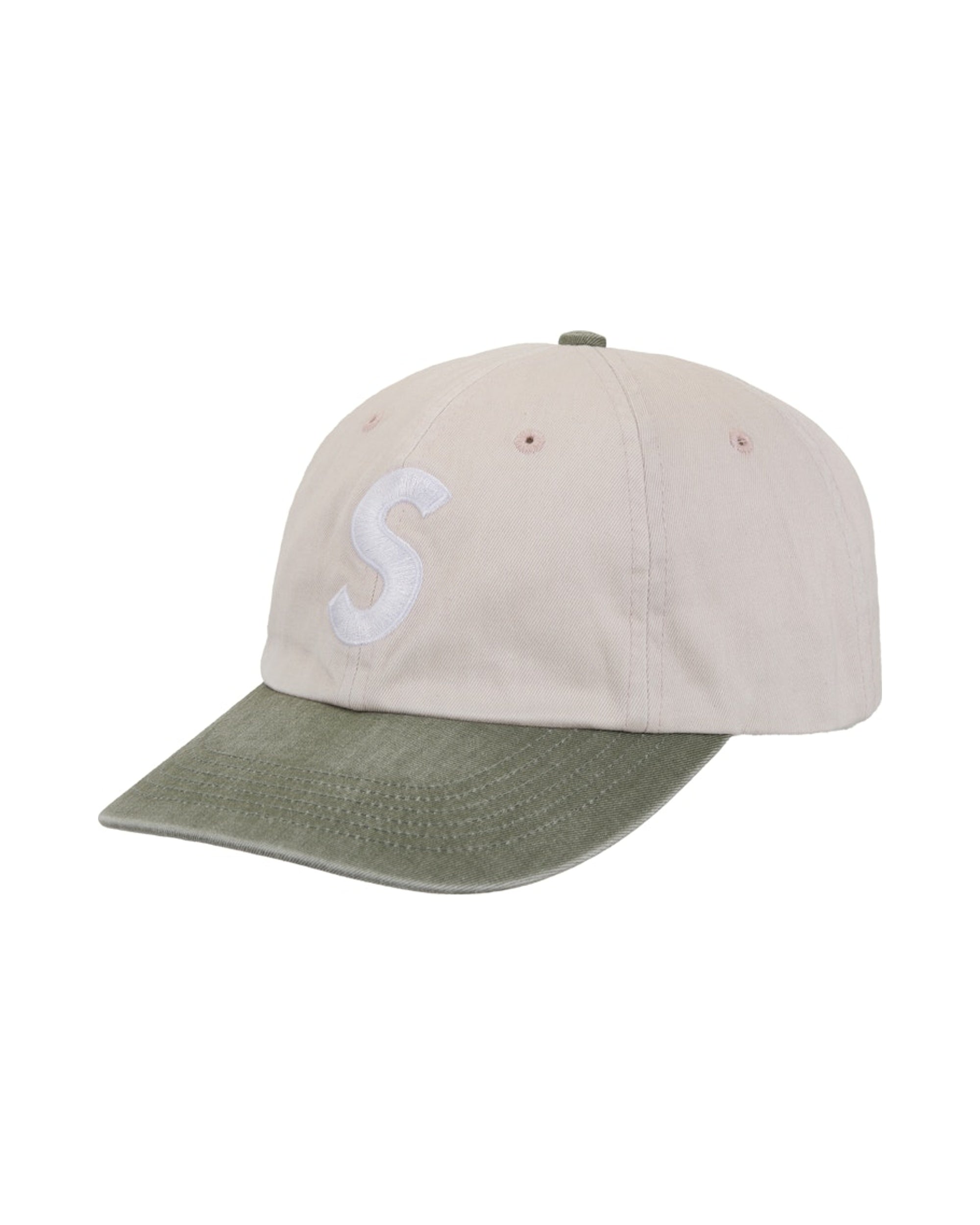 Supreme Pigment Coated S Logo 6-Panel Pink Hat